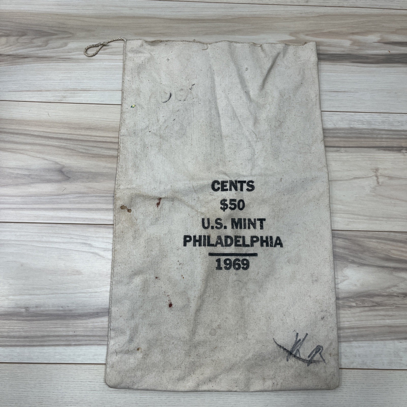 United States Mint Bag US 1969 Philadelphia P $50 Wheat Cents Bag USA