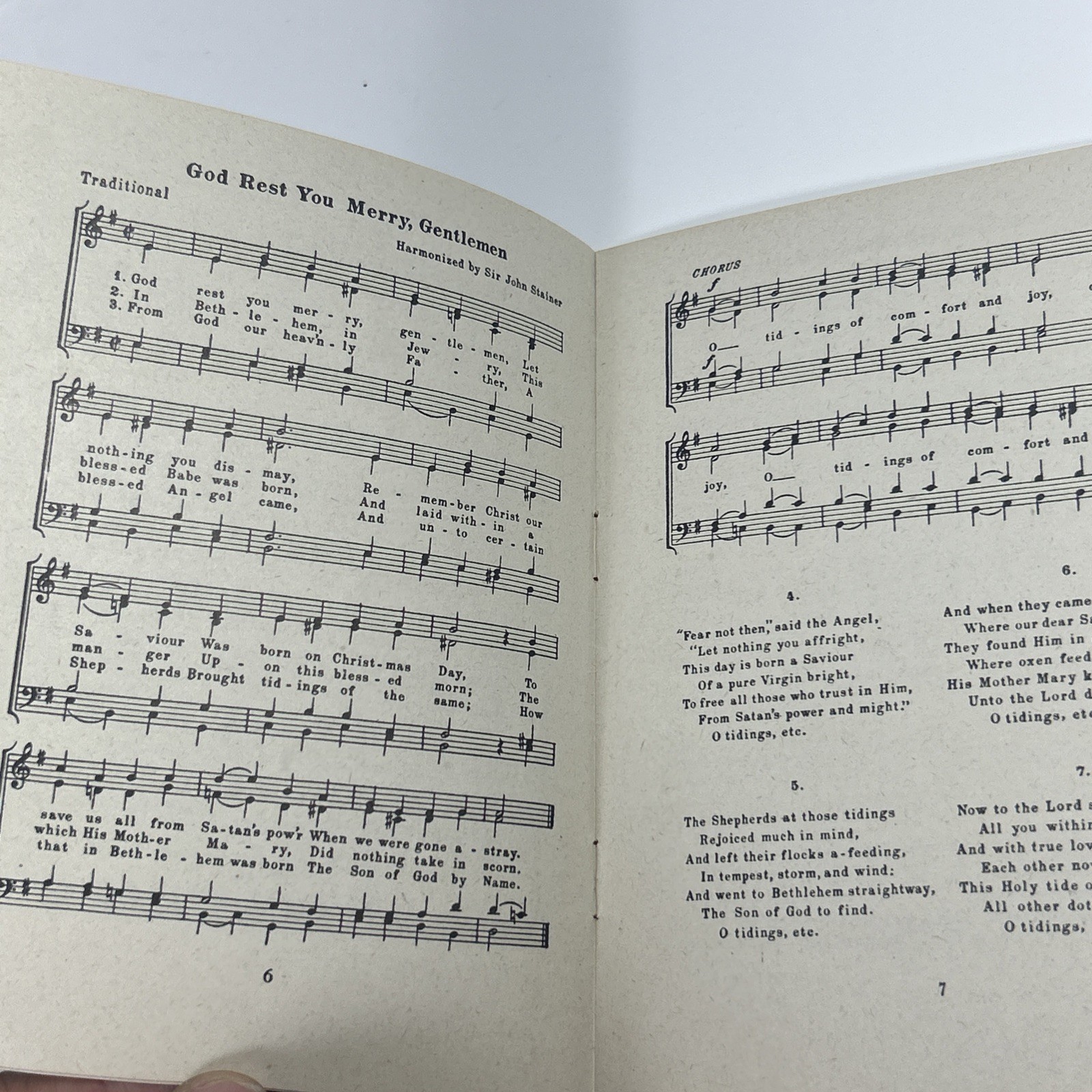 Vintage 1950s Christmas Carols Song Book John Hancock Insurance