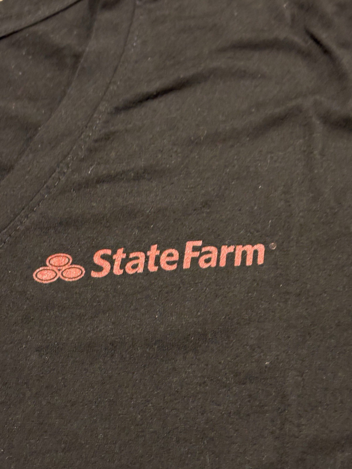 State Farm-branded District Made Long-sleeved Black shirt – Women’s Size X-Small