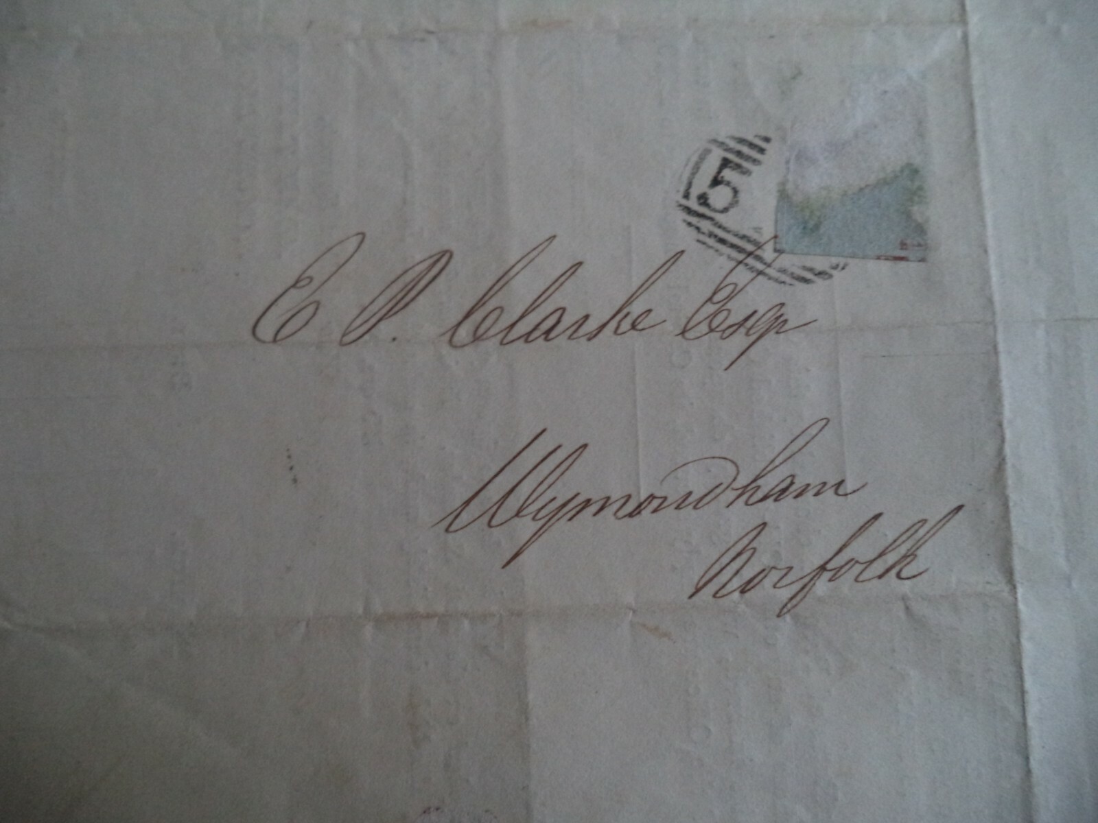 1848 Norwich Union Fire Insurance Society Old Original Vintage Memorabilia P24