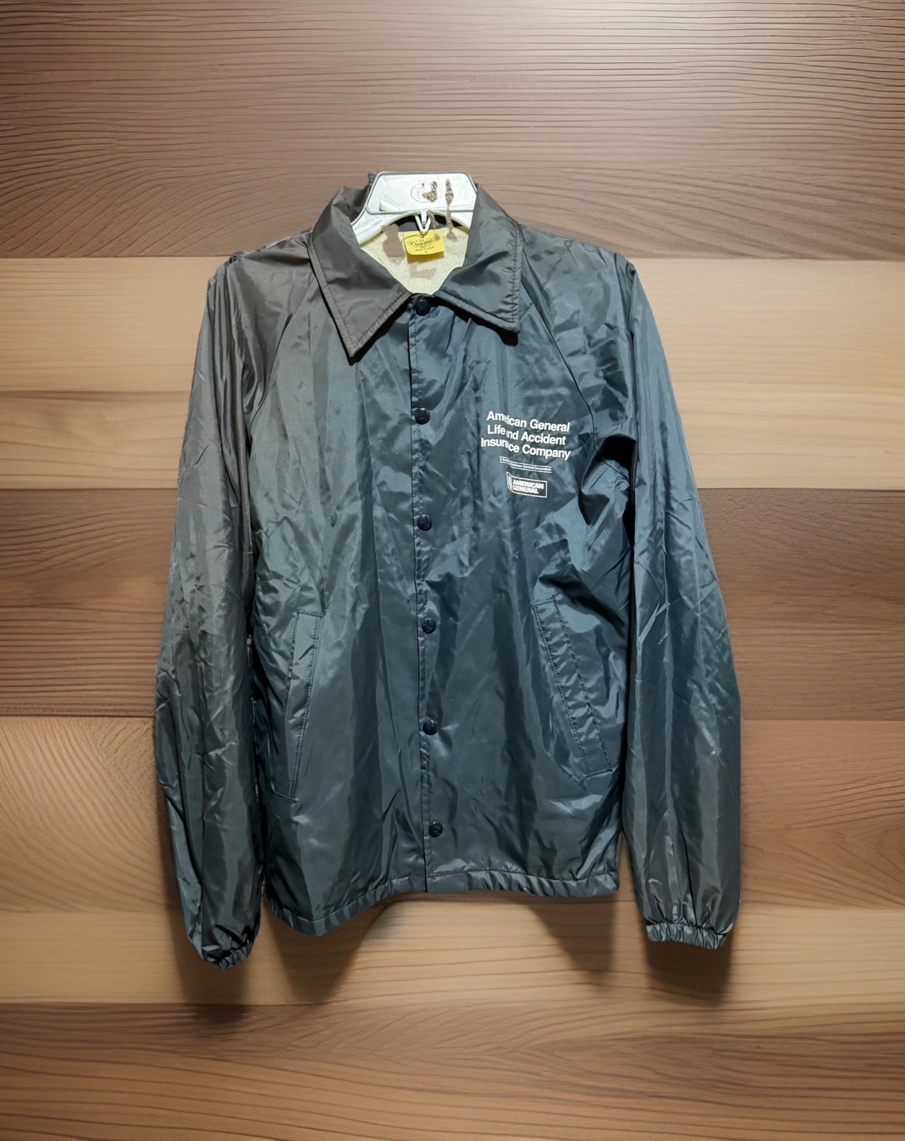 American General Life And Accident Insurance Company Jacket Blue 1960s Vtg