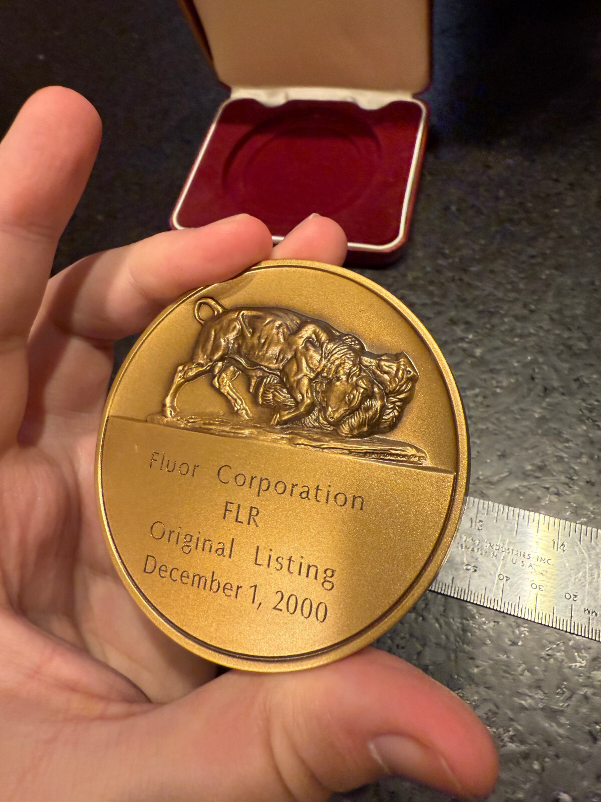 2000 Large New York Stock Exchange Coin Fluor Corporation Original Listing FLR