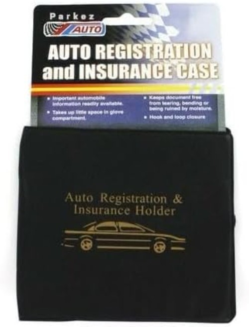 Stylish 2 Pack Holder for Car Insurance & Registration – Water Resistant Vinyl