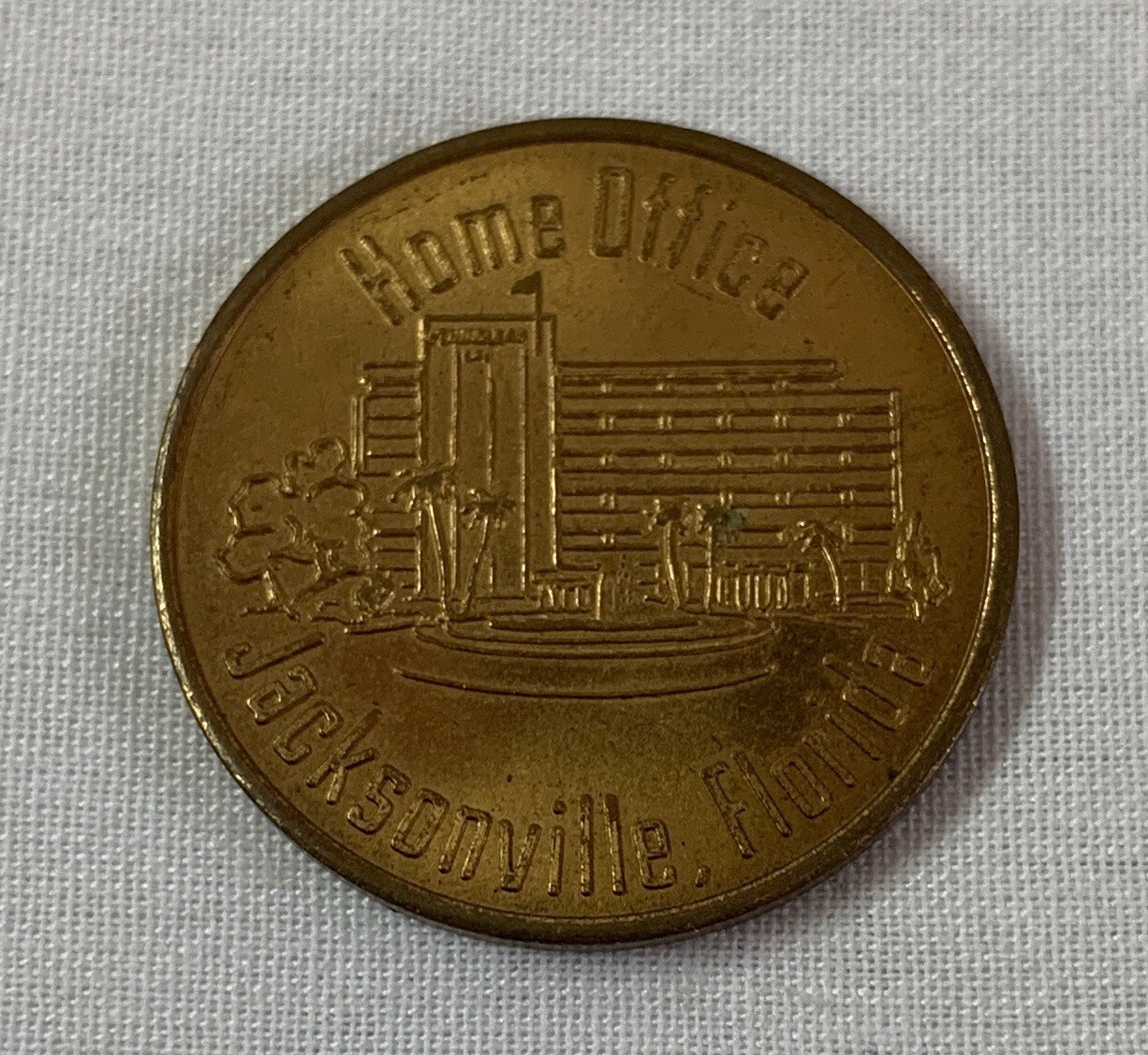 1969 coin/token ~ PENINSULAR LIFE INSURANCE COMPANY Jacksonville, FL