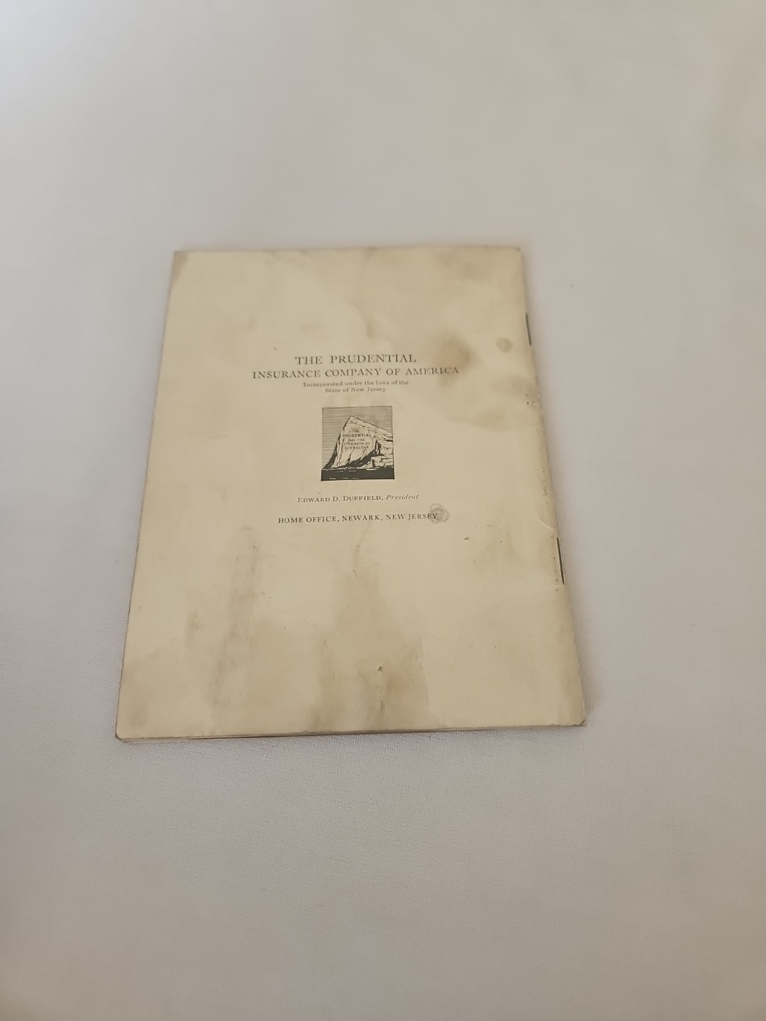 1940’s CONSTITUTION of the United States of America Booklet PRUDENTIAL Insurance