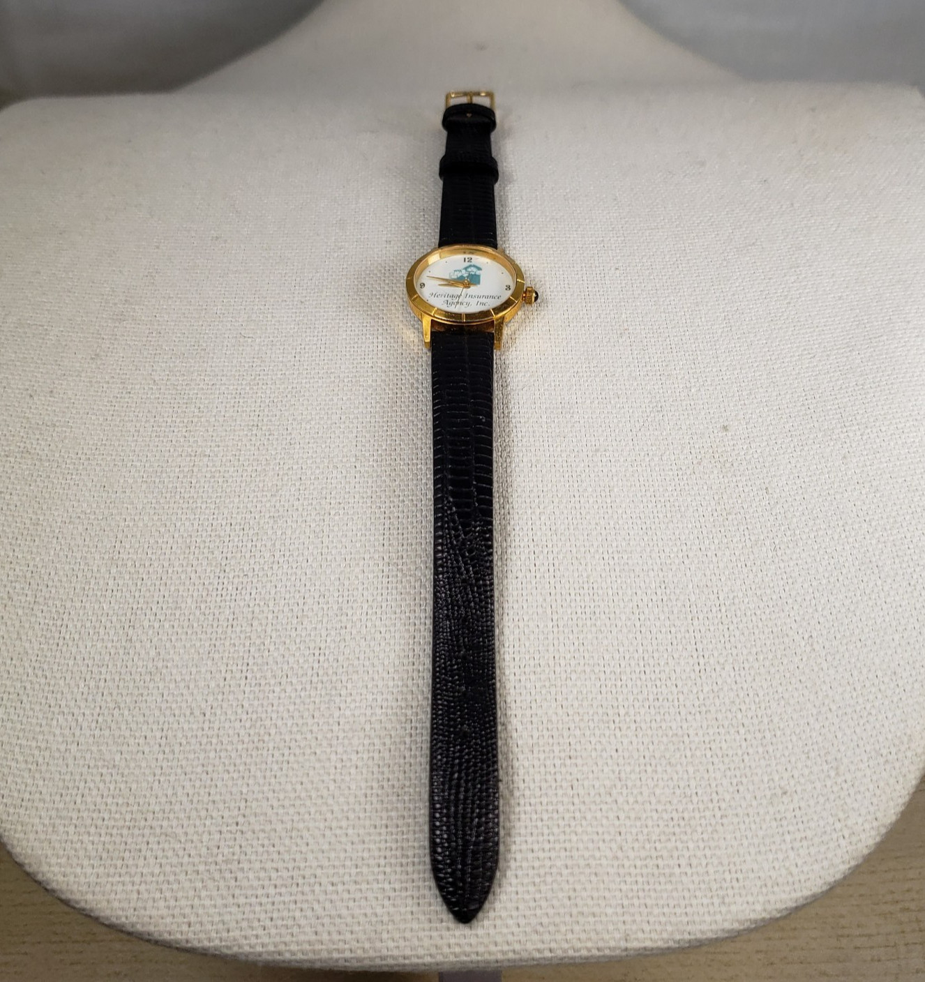 Vintage 1980’s Heritage Insurance Agency, Inc Advertising Women’s Wrist Watch
