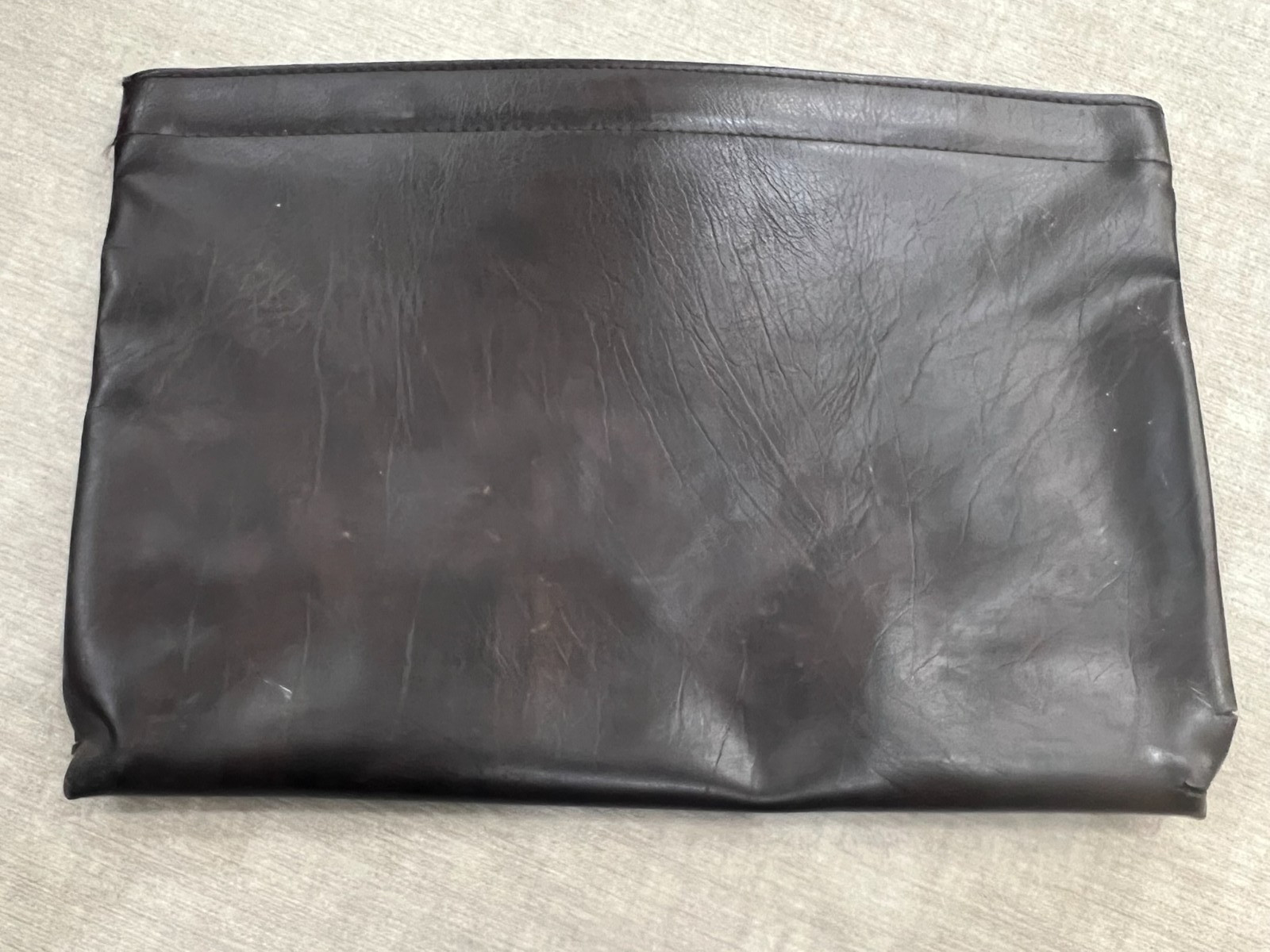 VINTAGE Sumitomo Bank Faux Vinyl Document Pouch 11-1/2″ x 17-1/2″ **READ**