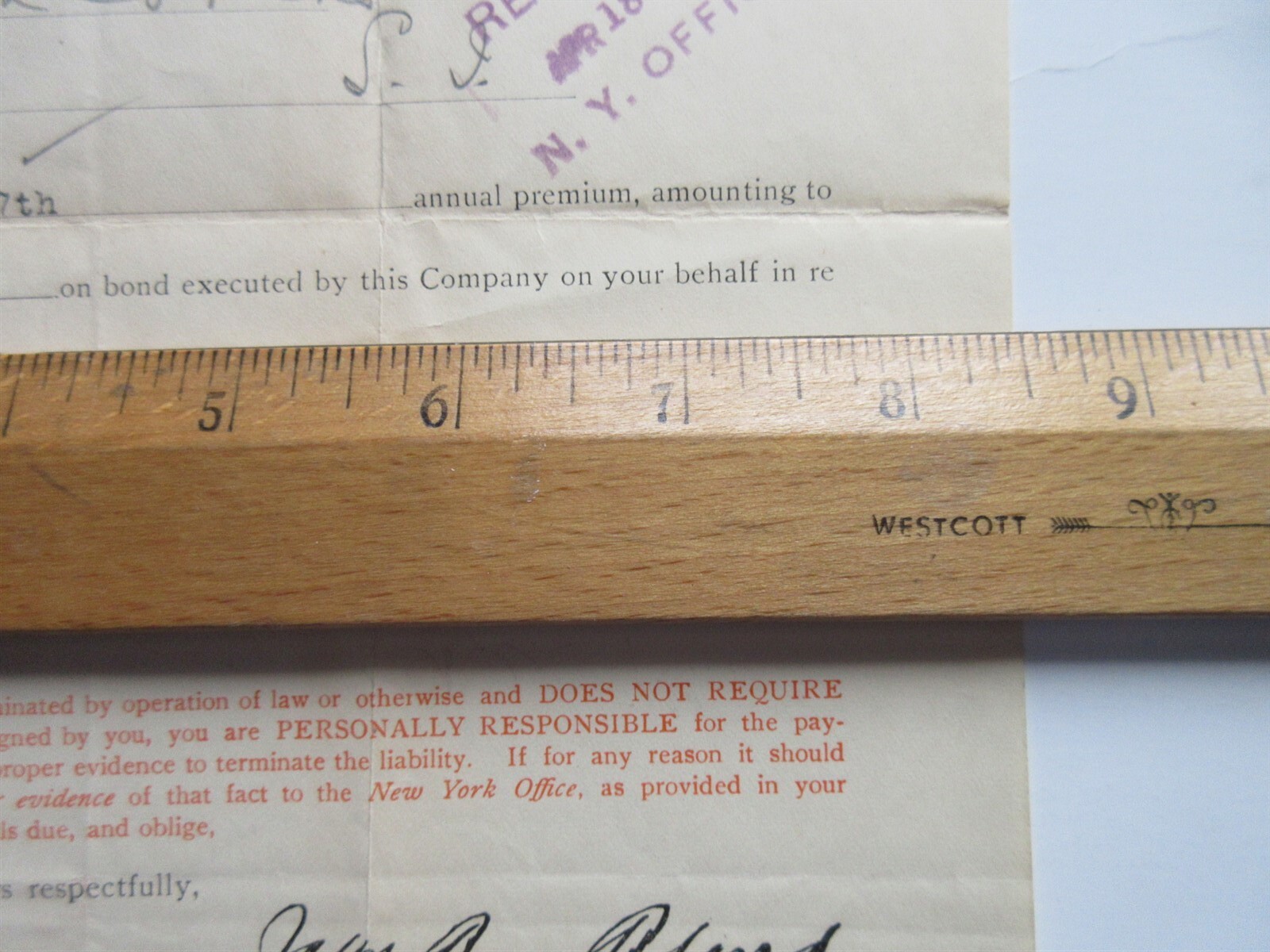 1910 Illustrated Letterhead. United States Fidelity Guaranty Co., Baltimore, Md
