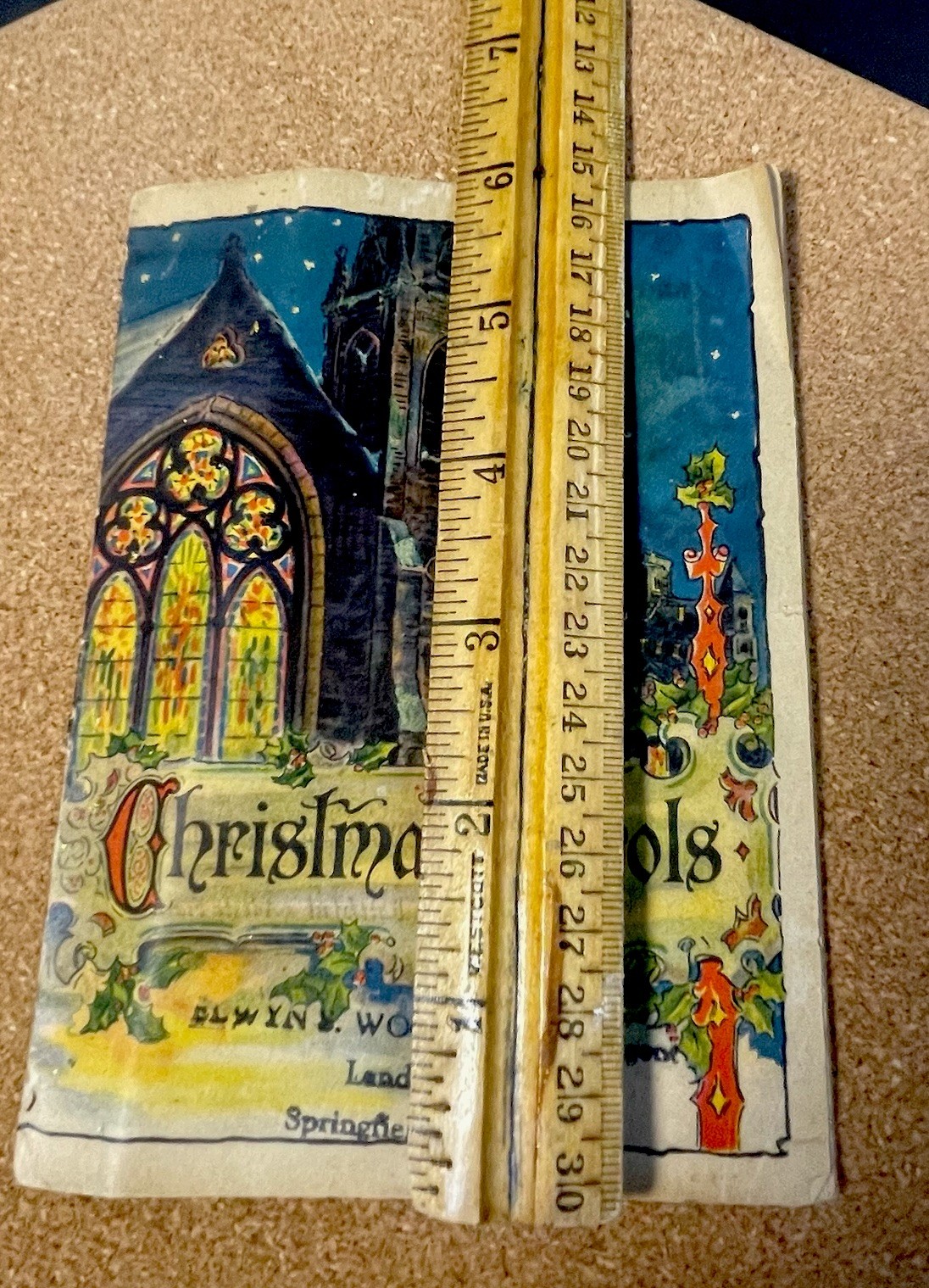 Christmas Carols Booklet Presented by John Hancock Insurance Company Vintage