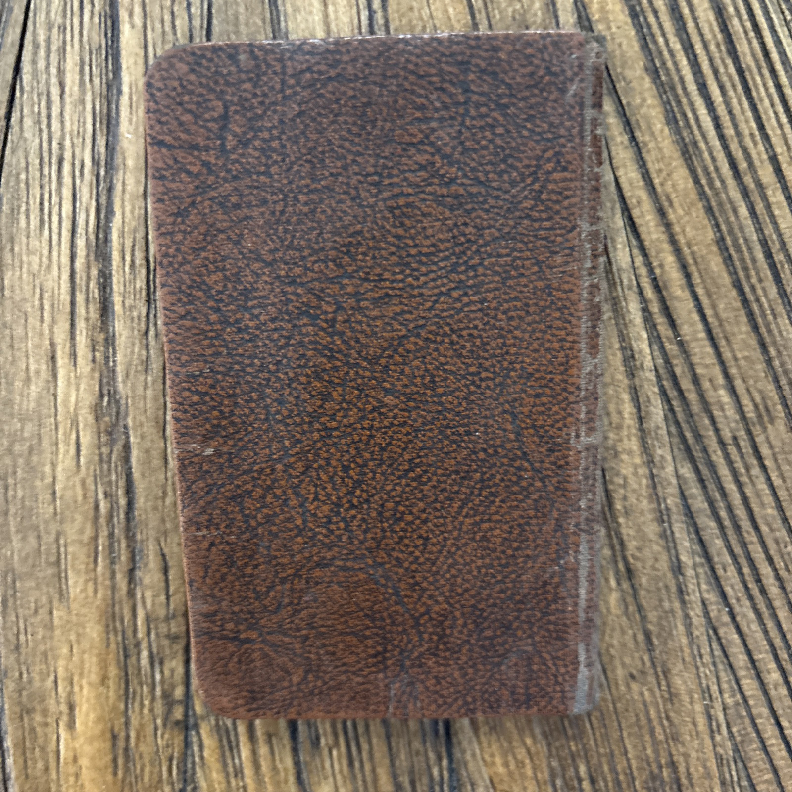 1920s Des Moines National Bank leather booklet – bank merged 1929 much age wear