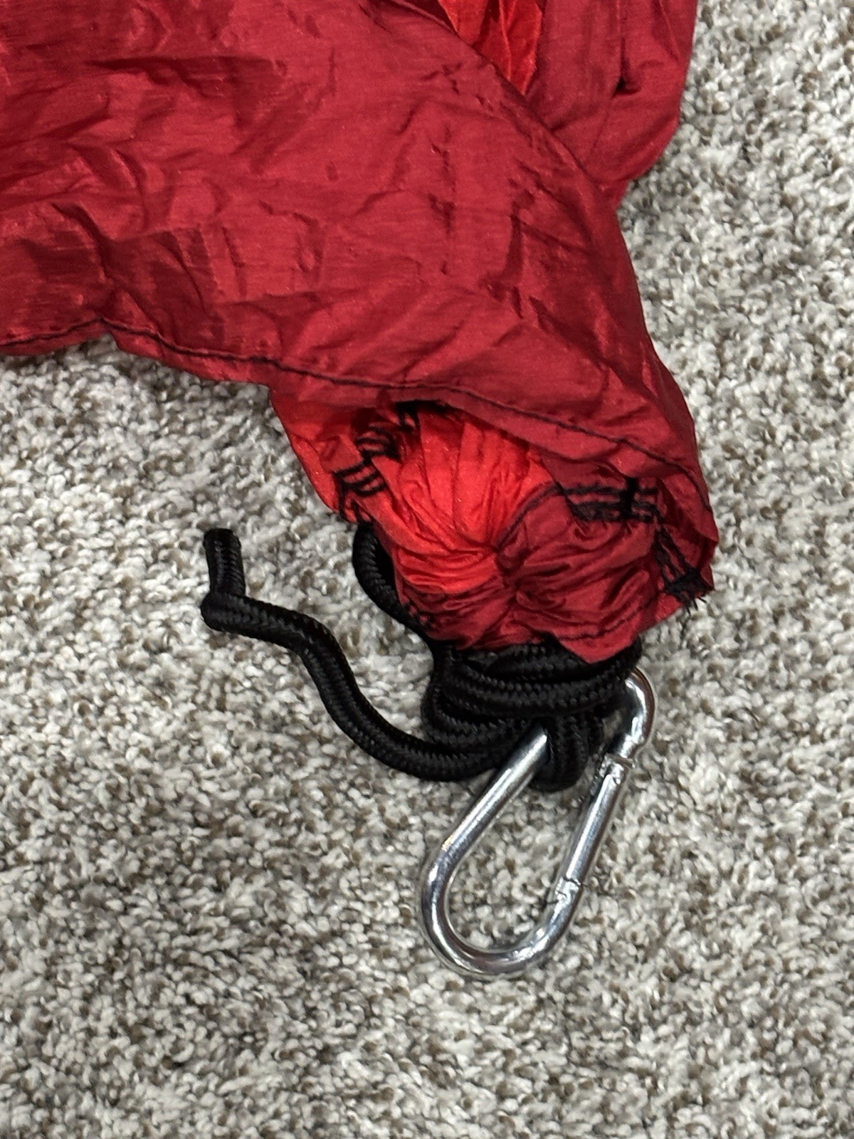 State Farm Logo Red 210T Nylon/Polyester Basecamp Hammock w/ Pouch – New w/ Tag