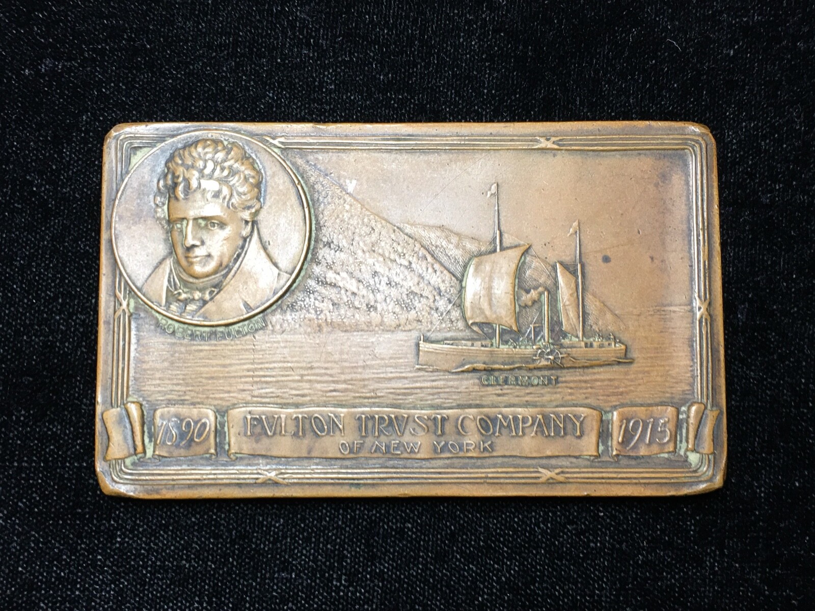 1890-1915 Fulton Trust Company of New York (25th Anniversary) Bar
