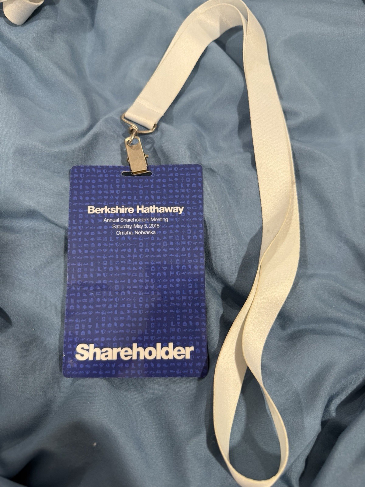 2018 Berkshire Hathaway Omaha Shareholder Lanyard Shareholder Meeting