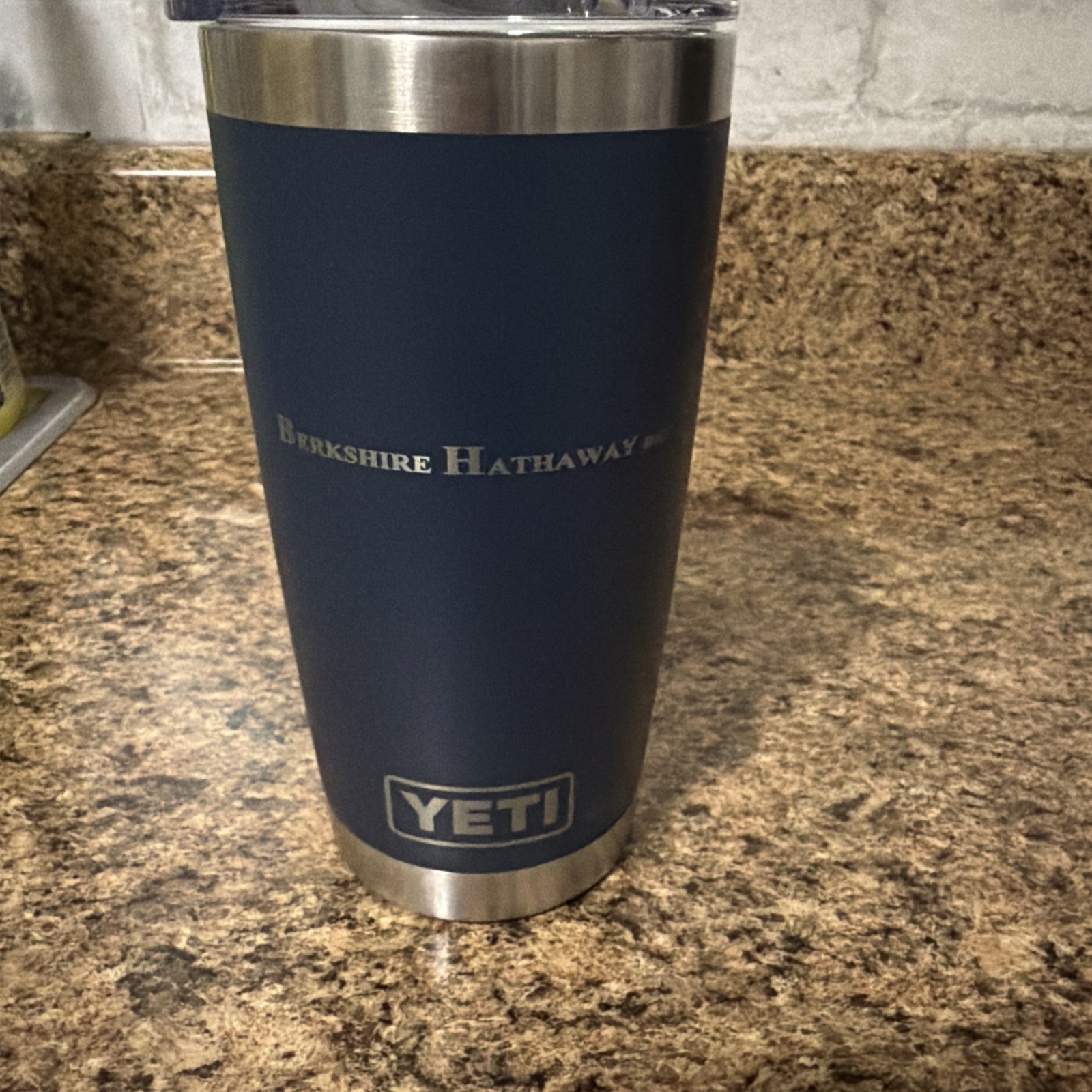 Berkshire Hathaway Oxychem YETI 20 oz Tumbler Blue