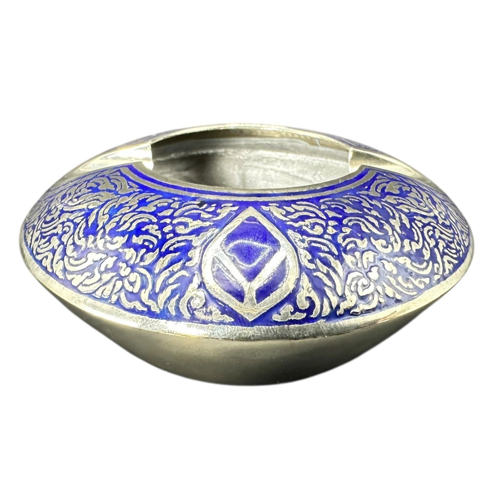 1983 Bangkok Bank Tokyo Opening Enamel Ashtray Rare Thai Corporate Memorabilia
