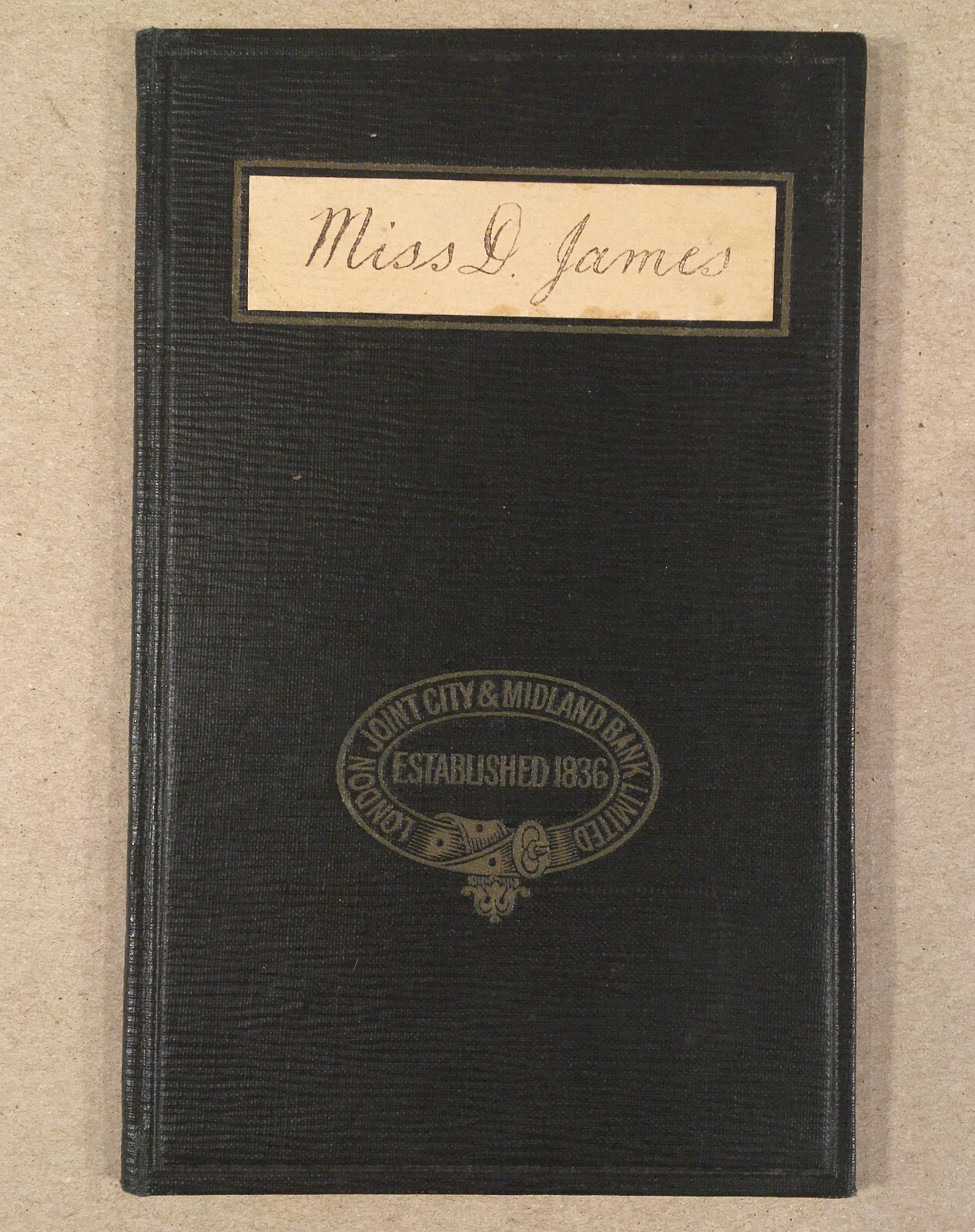 Ealing UK 1925 LONDON JOINT CITY AND MIDLAND BANK LTD Account Ledger Book