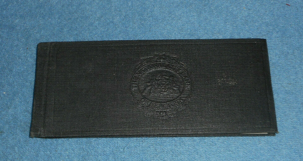 1954 National City Bank of New York Checking Deposit Account Book