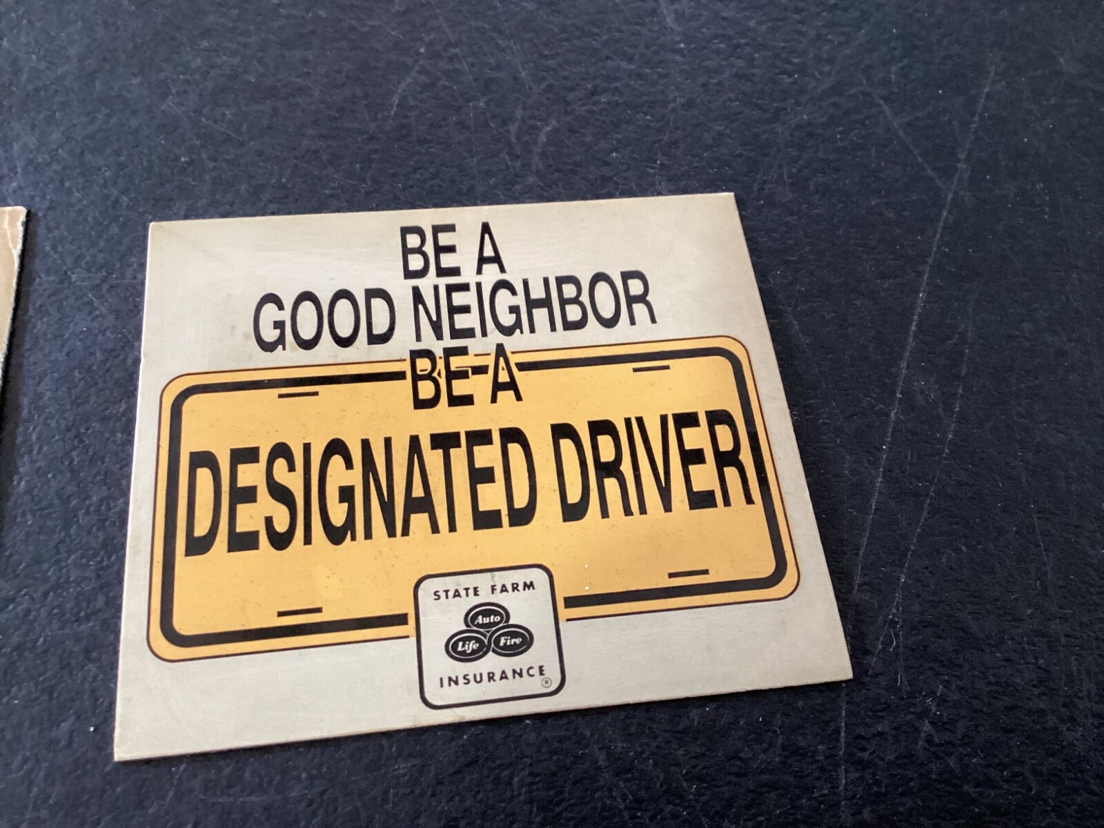 (3) State Farm Insurance Designated Driver Refrigerator Magnet Advertising Items