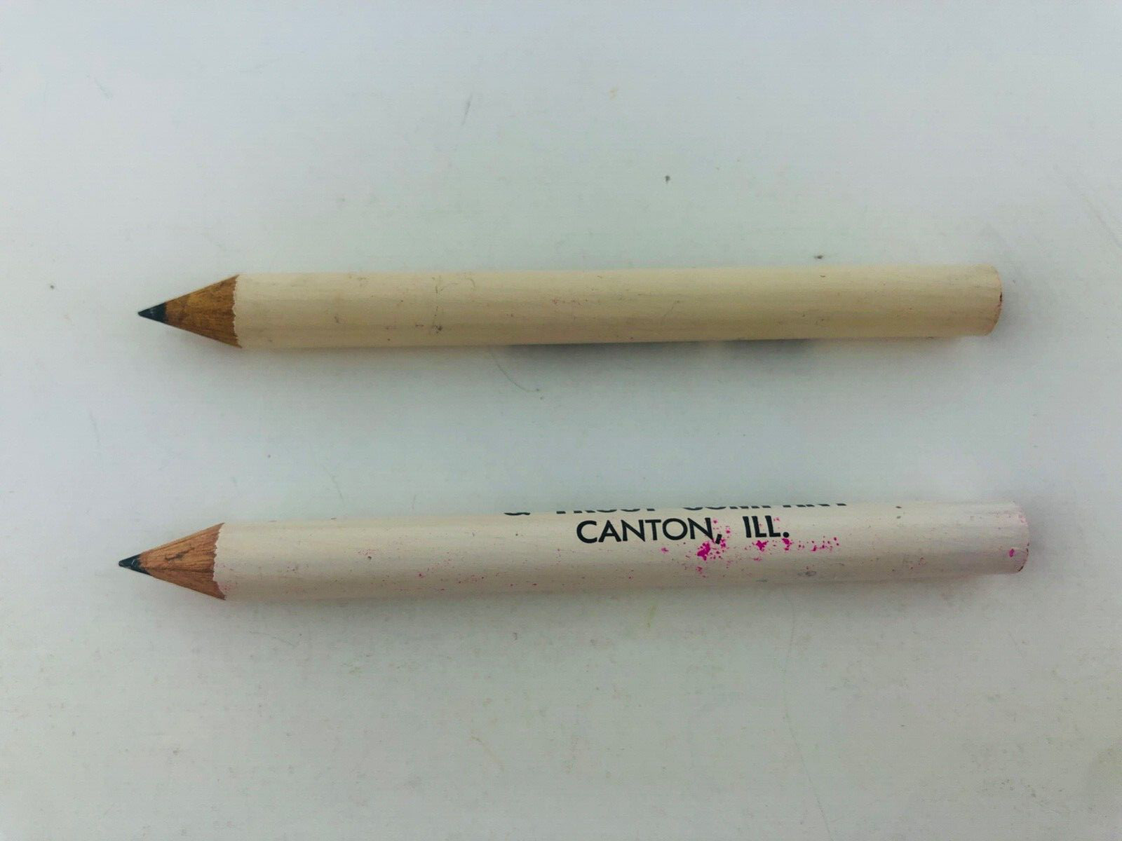 Vtg Community Bank & Trust Company Canton Illinois IL Advertising Pencils Qty 2