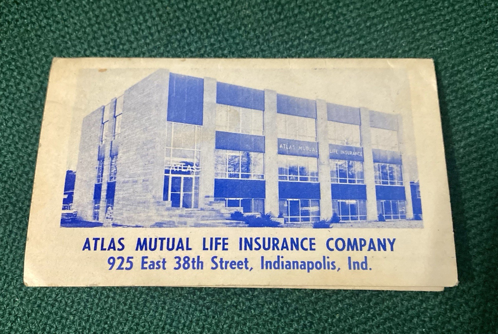 Atlas Mut Life Insurance Company Indianapolis, Ind Sewing Kit