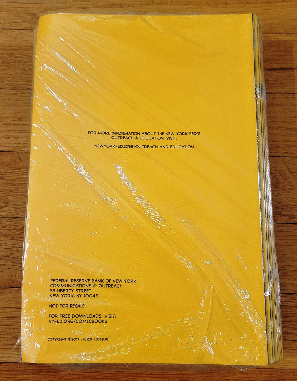 Federal Reserve Bank 35 Comic books 1st edition 2017 Once Upon a Dime Sealed Lot