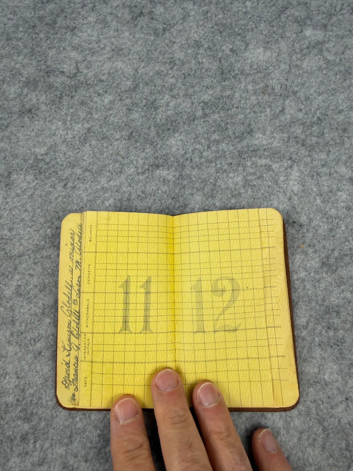 Vintage 1950s Farmers Banking and Trust Co Savings Account Deposit Book Maryland