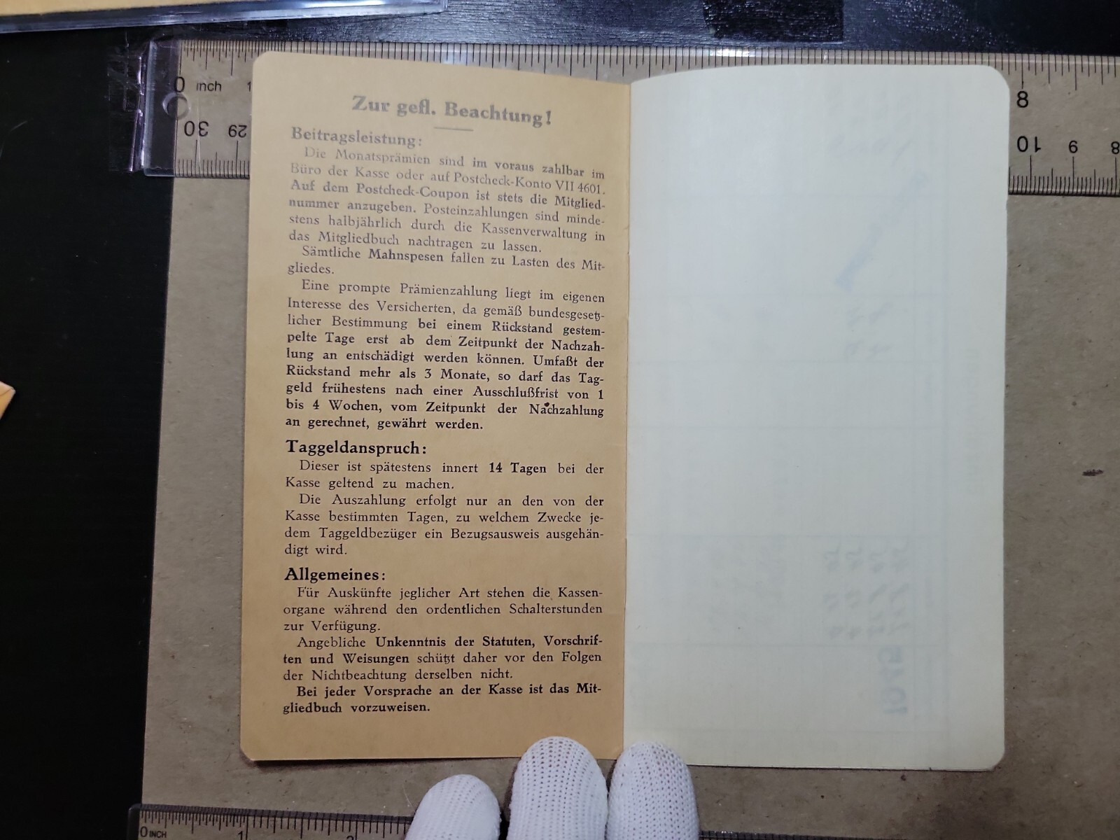 🇨🇭 Switzerland Luzern Unemployment Booklet 1945-1947 Memorabilia 101922-2