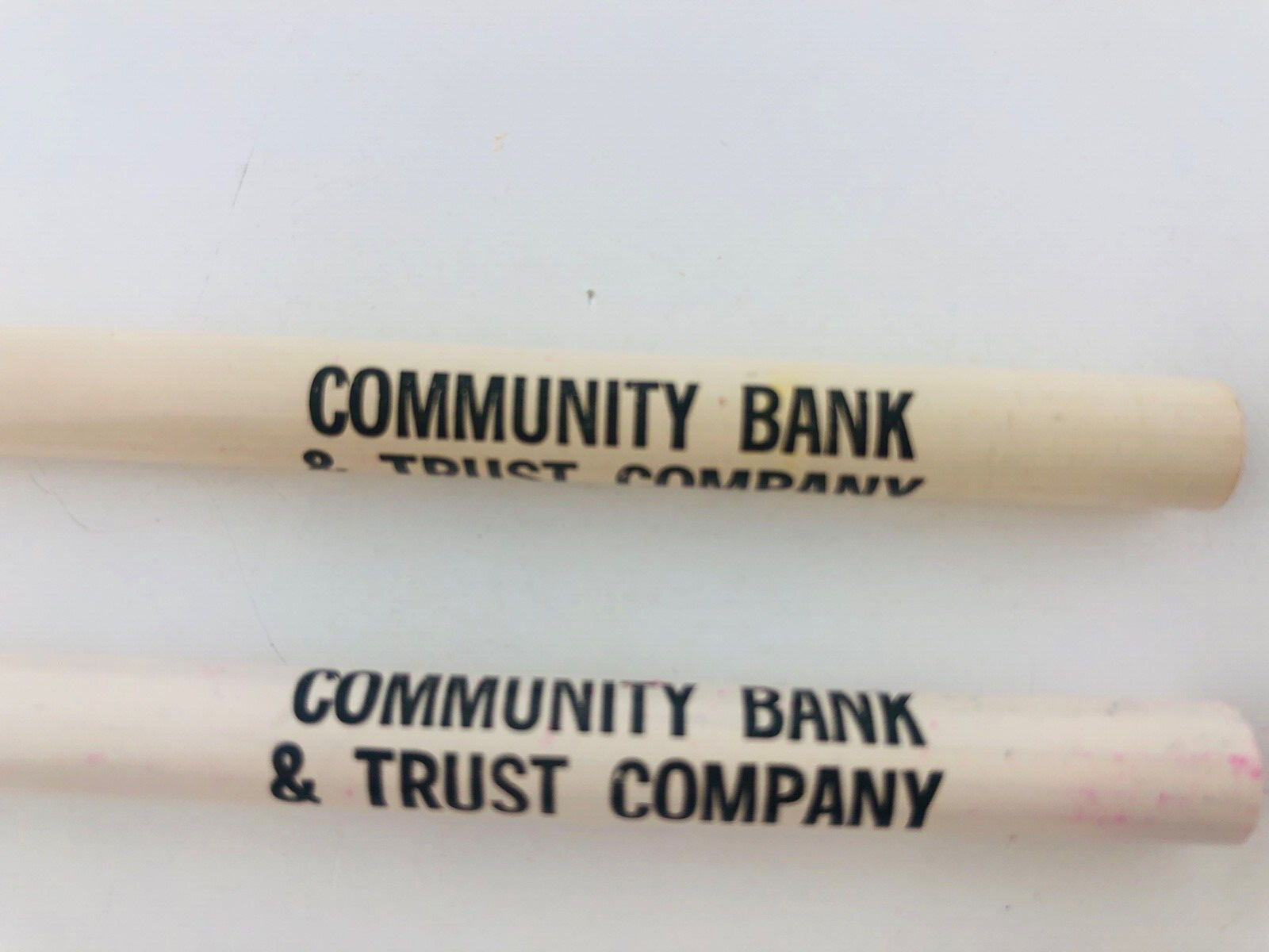 Vtg Community Bank & Trust Company Canton Illinois IL Advertising Pencils Qty 2