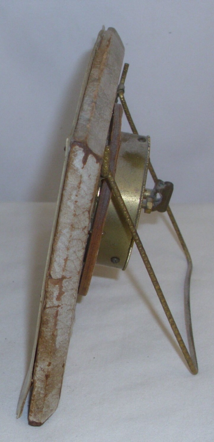 NATIONAL FIRE INSURANCE CO. CELLULOID ADVERTISING CLOCK 1920s