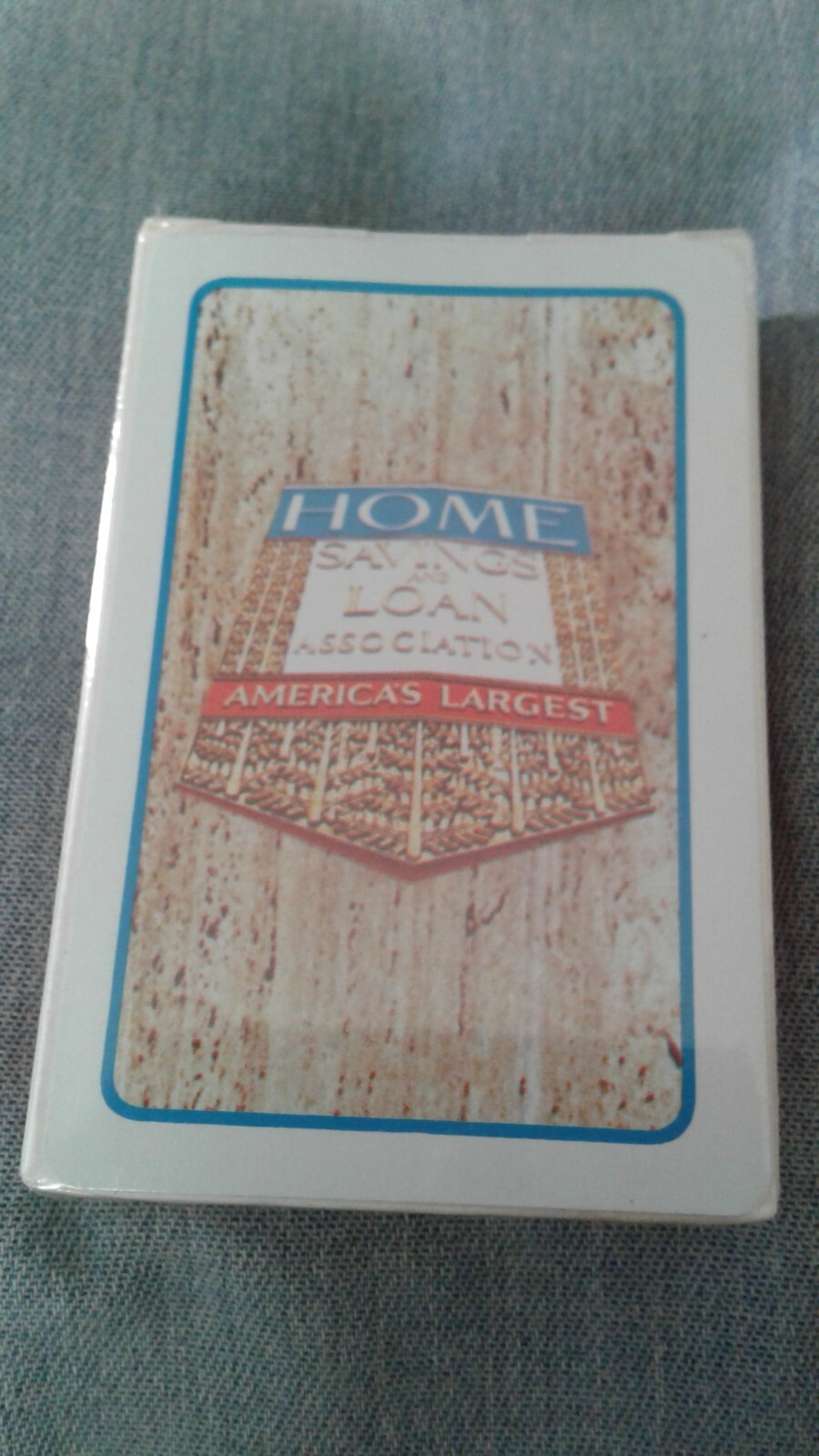 Vintage Home Savings and Loan Association Deck of Playing Cards