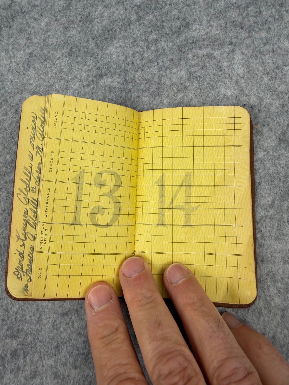 Vintage 1950s Farmers Banking and Trust Co Savings Account Deposit Book Maryland
