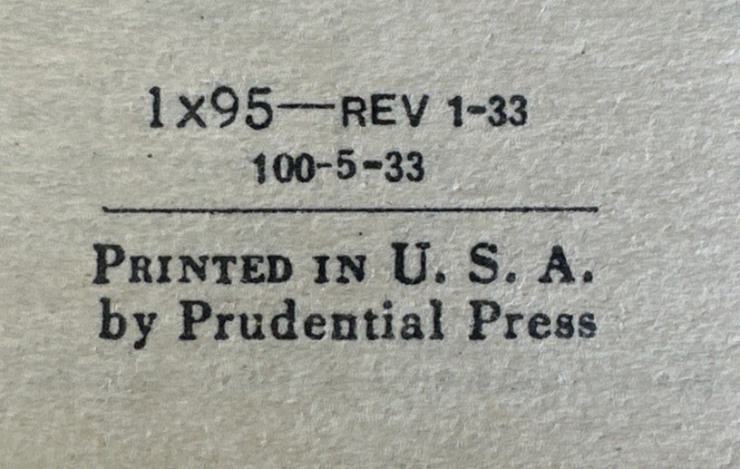 Vintage Prudential 1933 86 SONGS PATRIOTIC SOUTHERN CHRISTMAS OLD-TIME Booklet