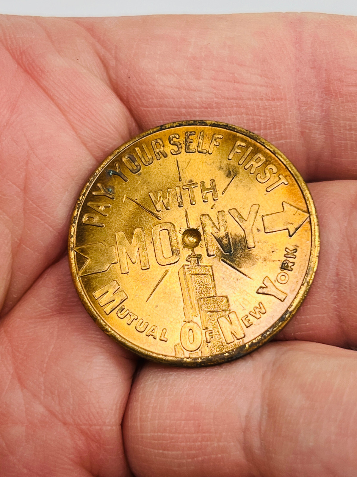 Antique Mutual of New York Insurance Advertising Coin SPIN token