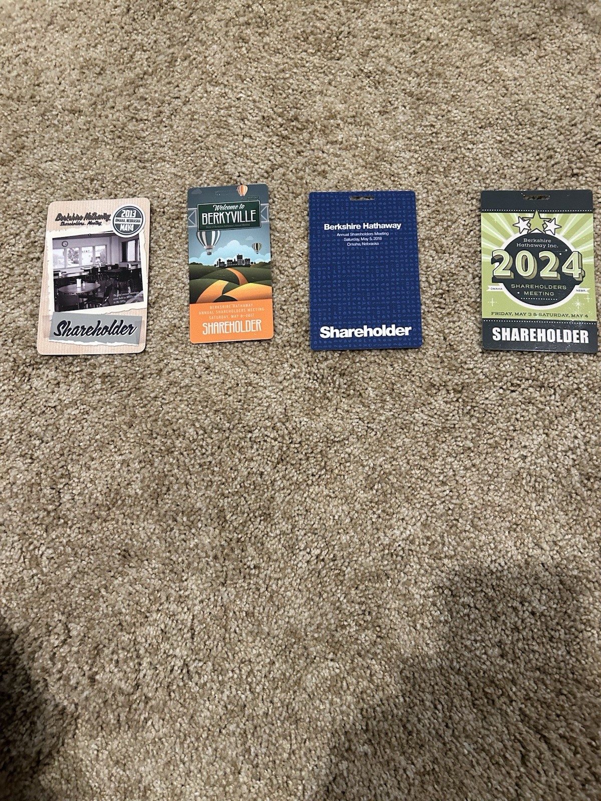 berkshire hathaway annual meeting passes 2013, 2017, 2018, 2024