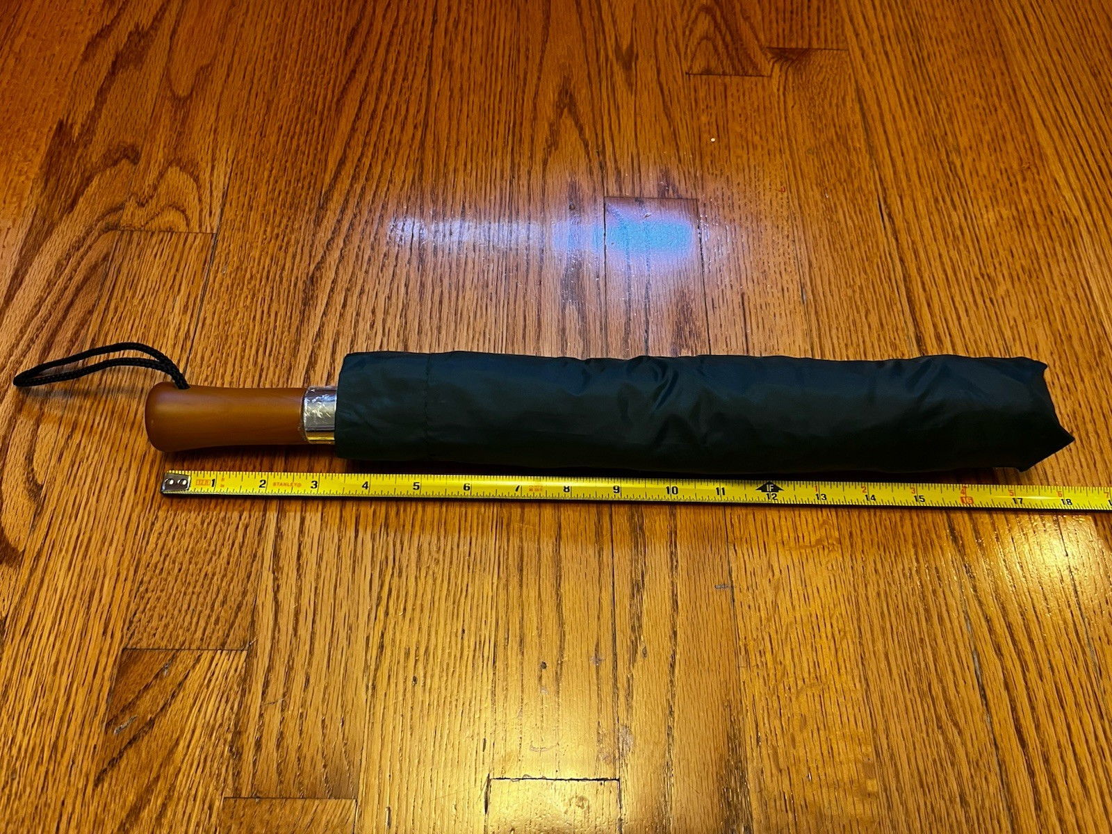 First Republic Bank Compact Folding Umbrella Wooden Handle Bankrupt Finance