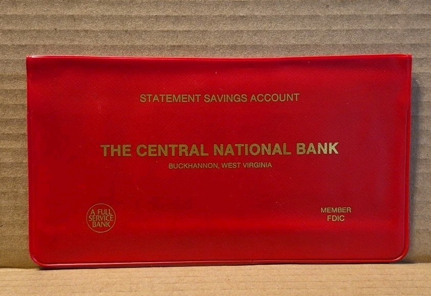 Statement Savings Account Document Holder The Central National Bank…