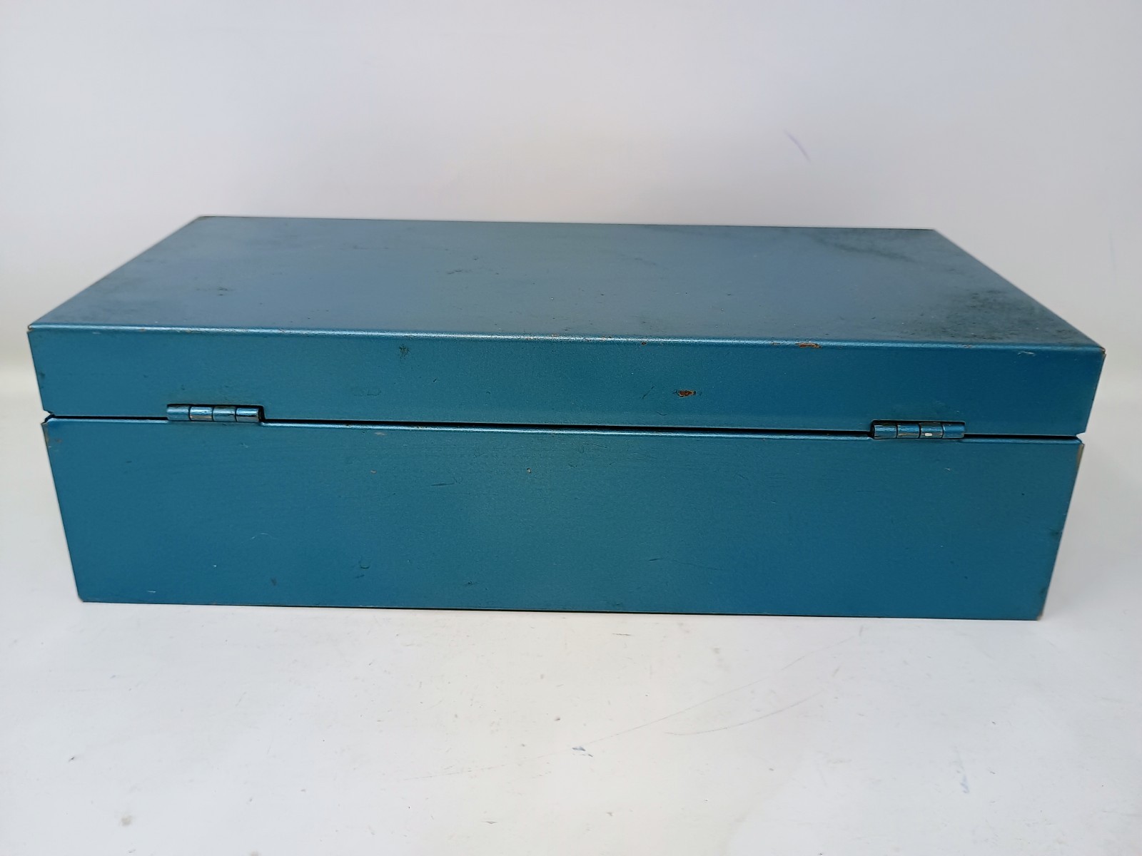 Vtg Metal Combination Lock Box Provident Mutual Life Insurance Philadelphia