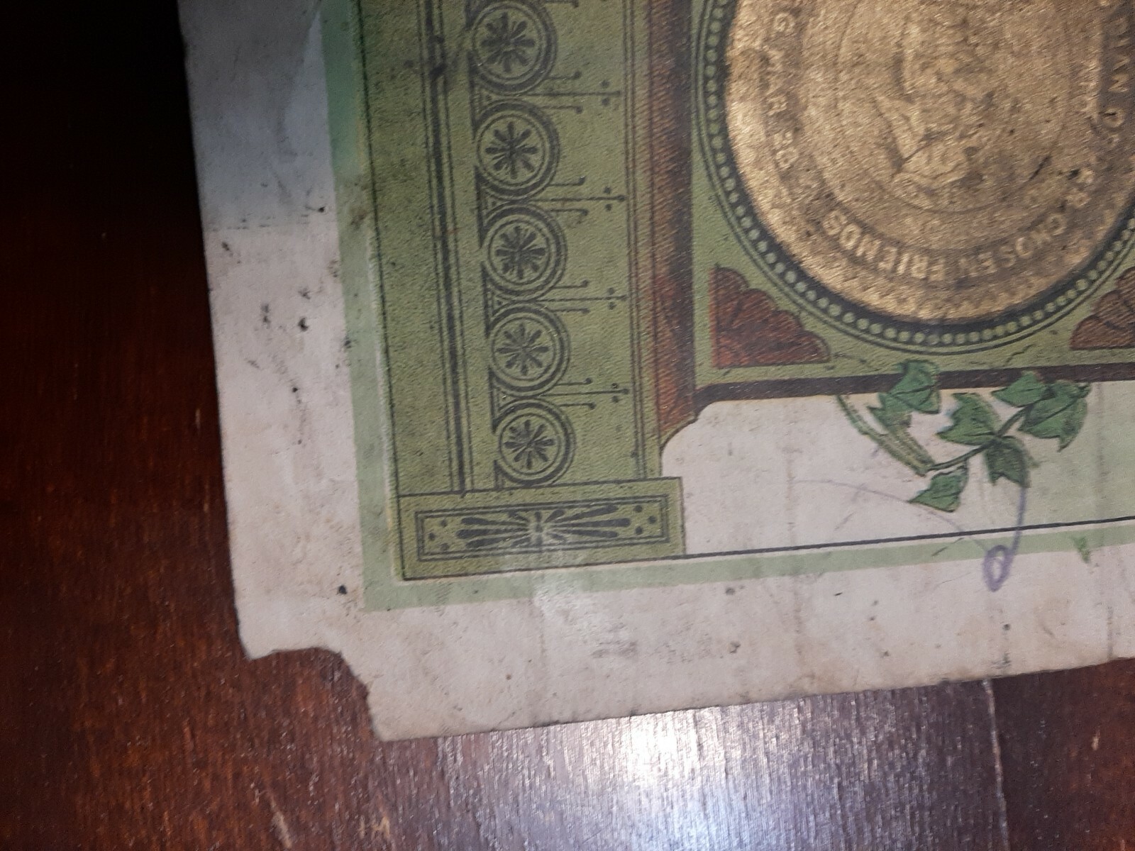 Canada 1910s Insurance Certificate.Canadian Order Of Chosen Friends
