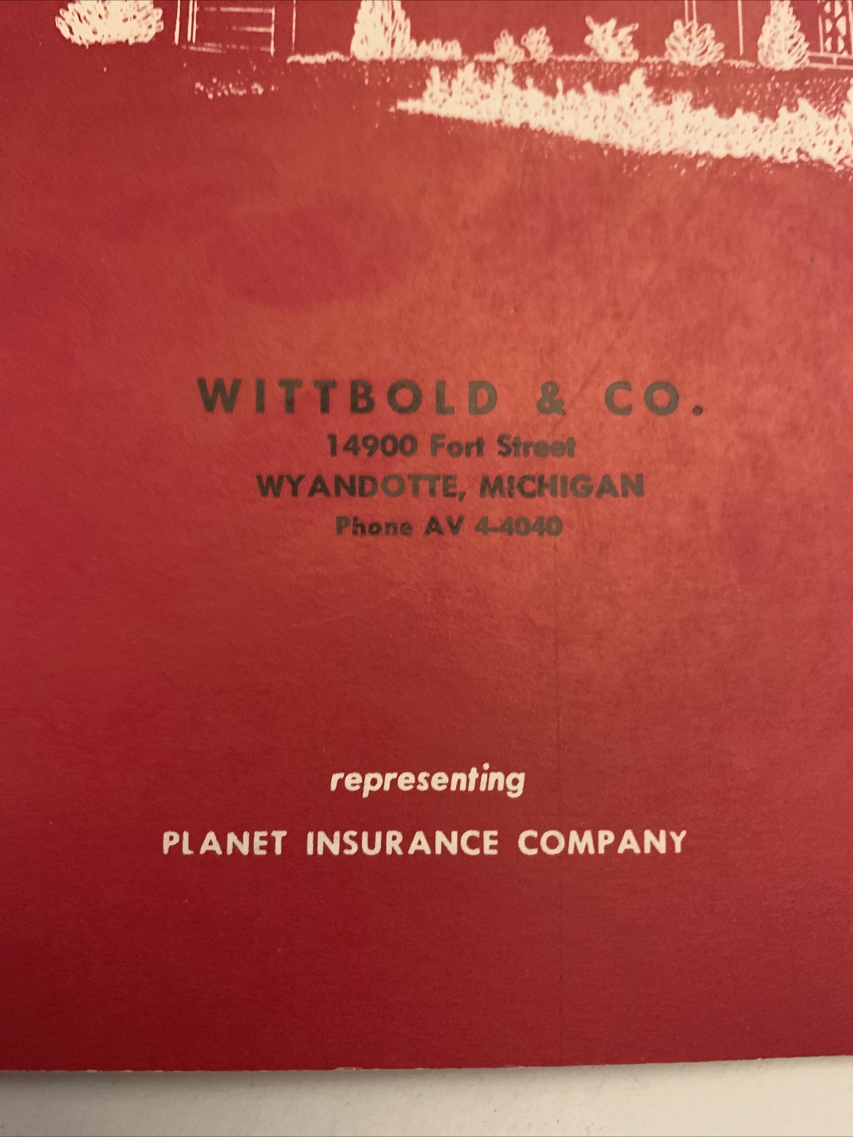 VINTAGE HOUSEHOLD INVENTORY “NEW” BY THE Planet INSURANCE COMPANY Free Shipping