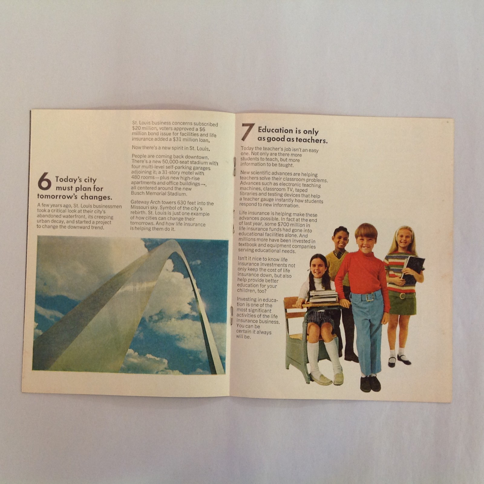 Vtg 1960’s Institute of Life Insurance Color Informational Booklet Facts of Life