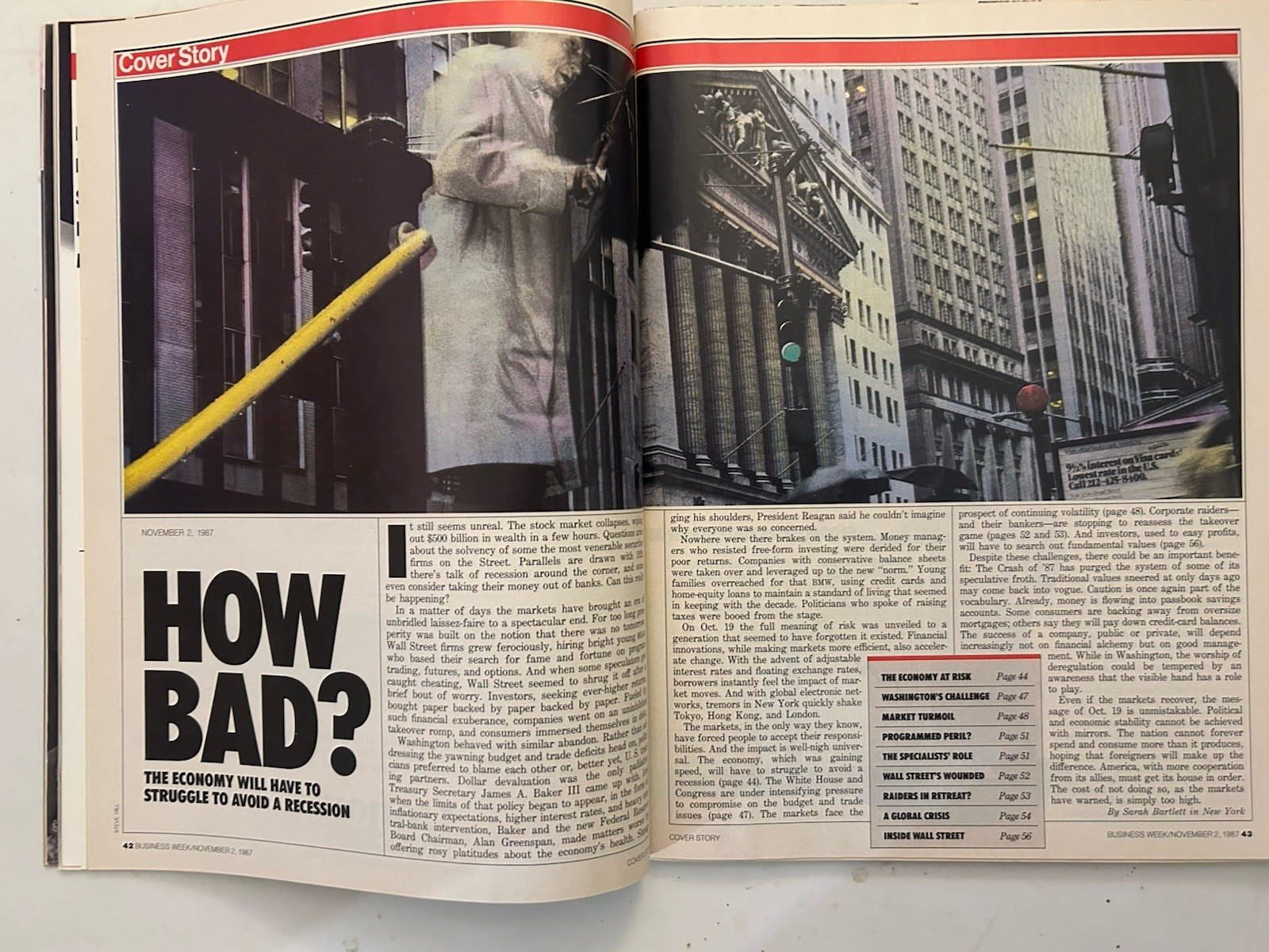 Market Crash 11/2/87. Business Week