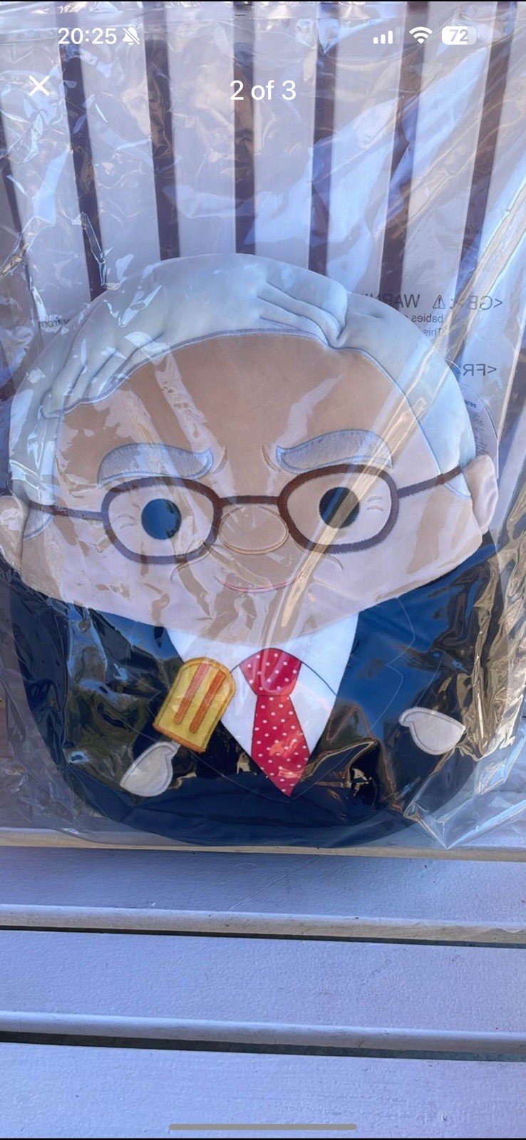 Warren Buffett / Charlie Munger Squishmallow 16”Set Berkshire Hathaway 2023 NIP