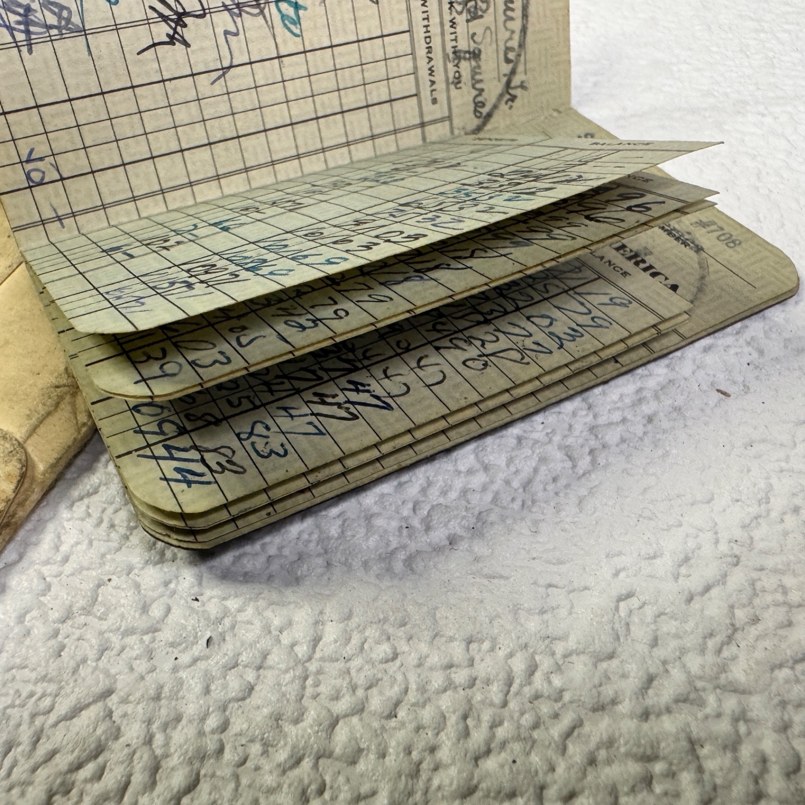 WWII Era 1940s Bank of America Savings Account Book Sonora California Branch