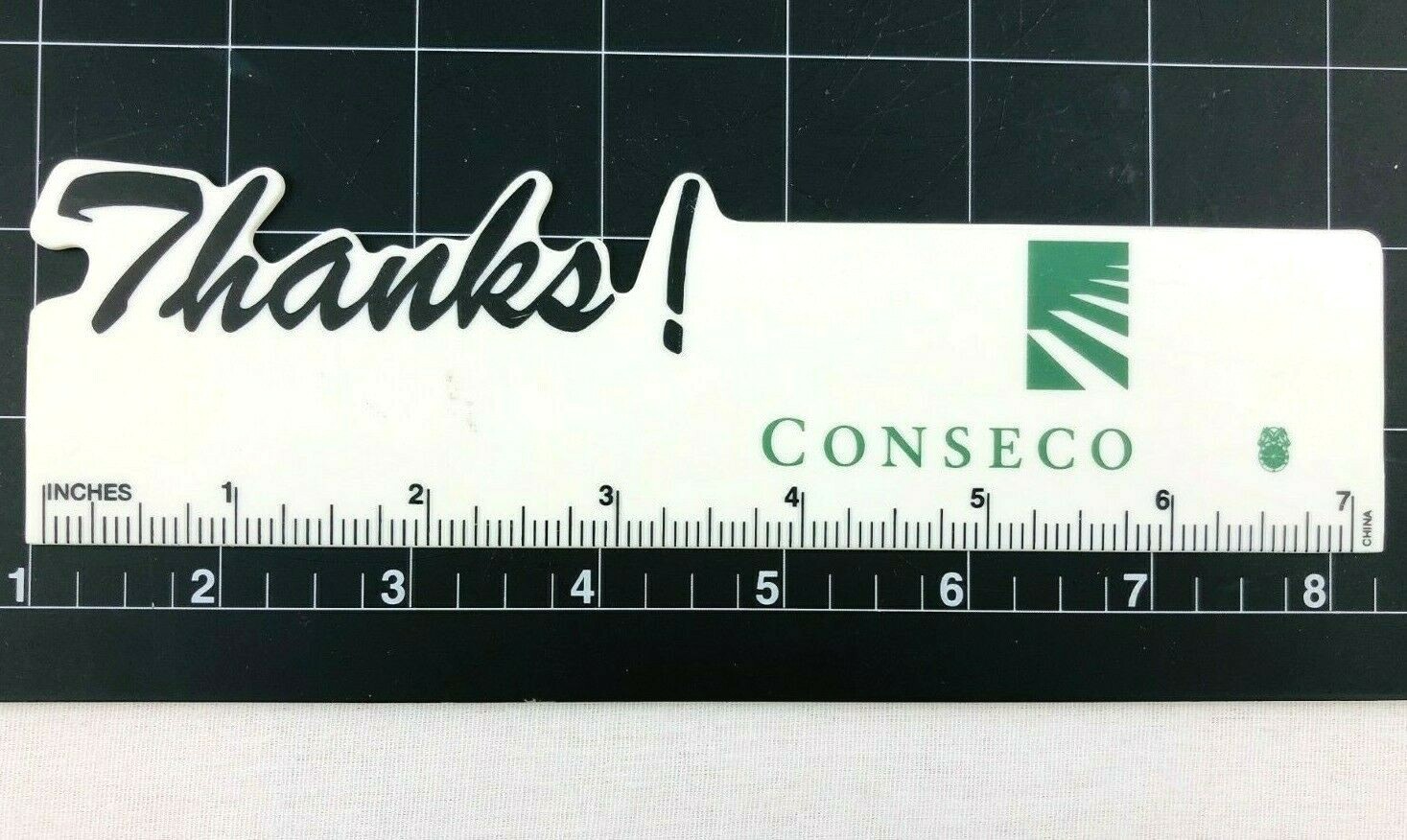 Vintage Conseco Life Insurance Desktop Novelty Ruler *Hc
