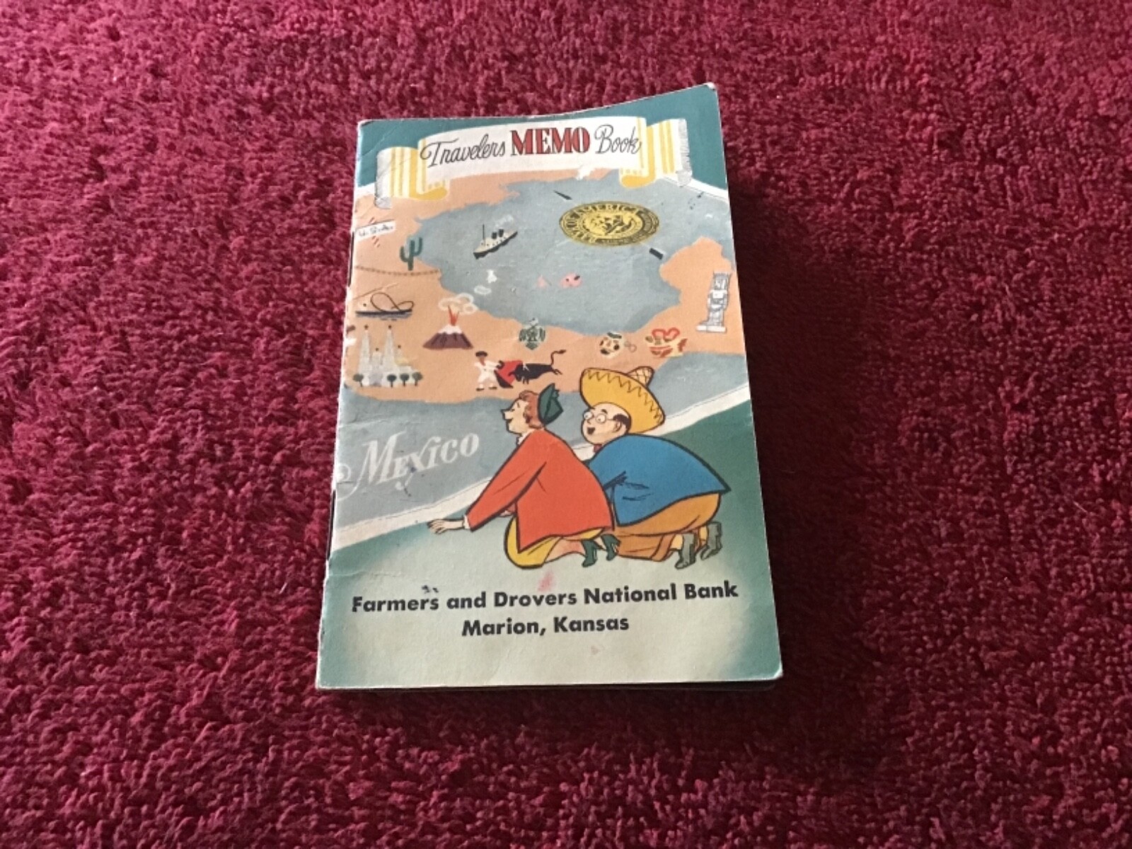 1951/1952 Travelers Memo Book Farmers & Drovers National Bank