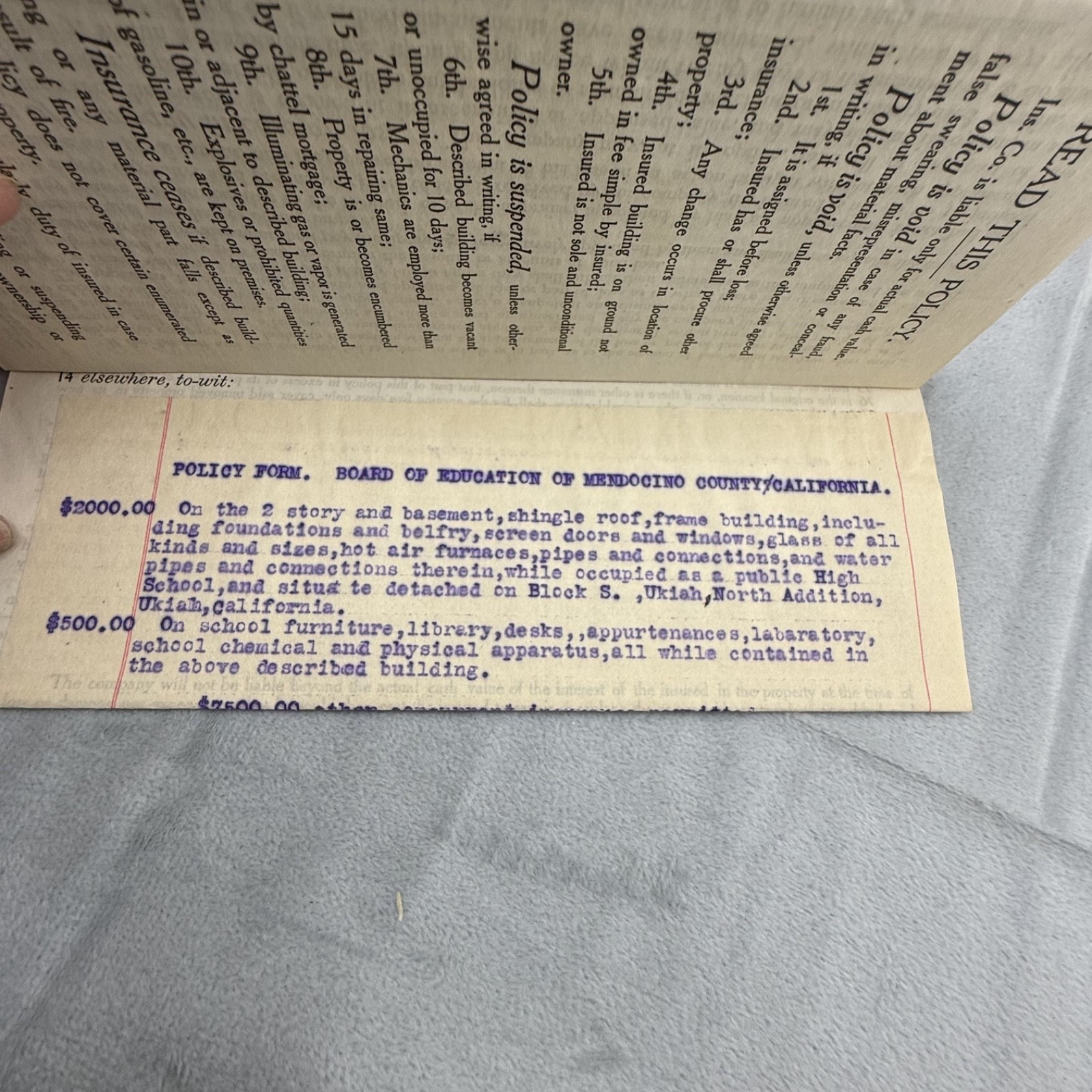 Vintage Royal Insurance Company Policy Liverpool Lot of 7