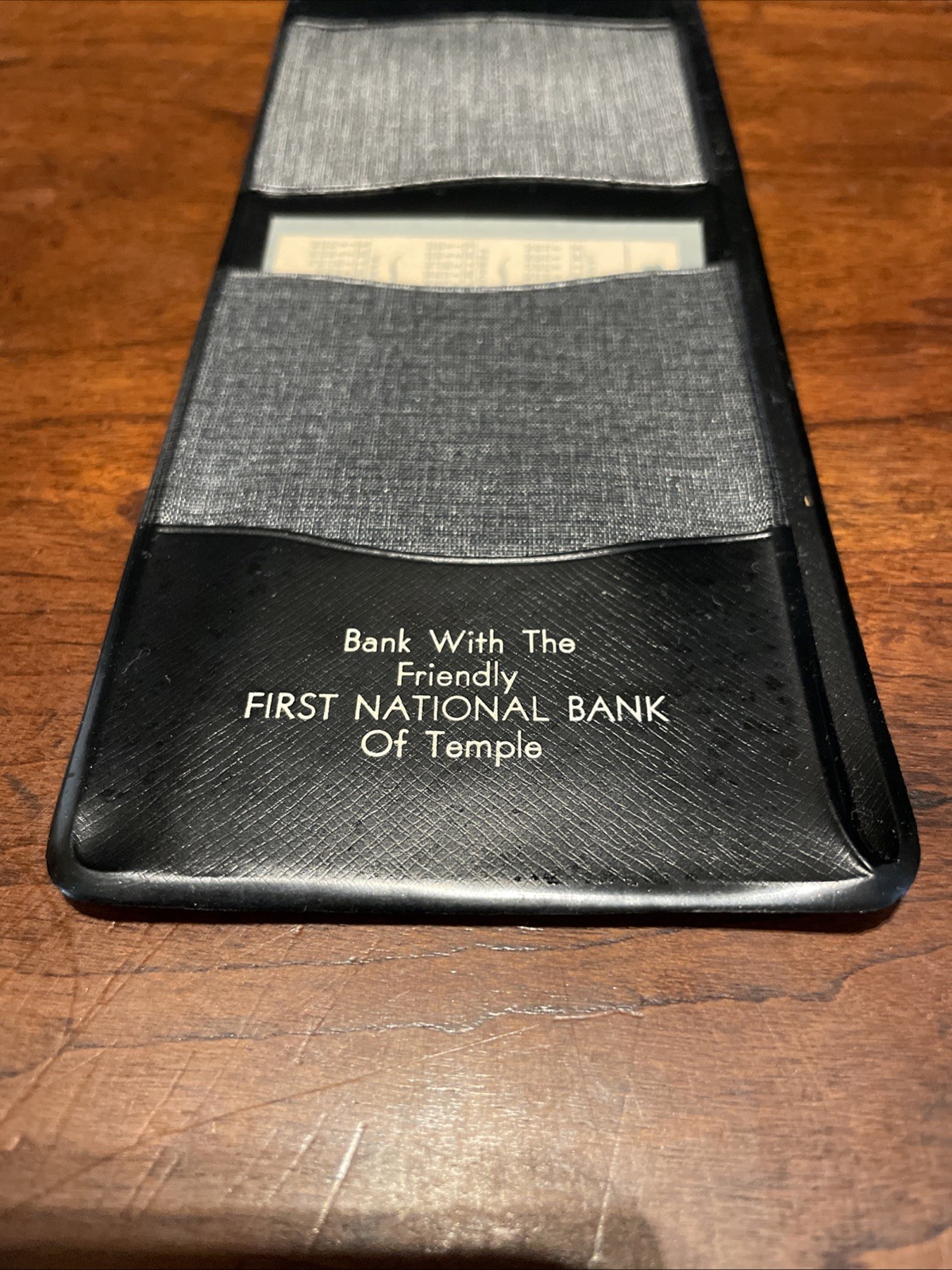 1959 First National Bank of Temple, Texas Wallet