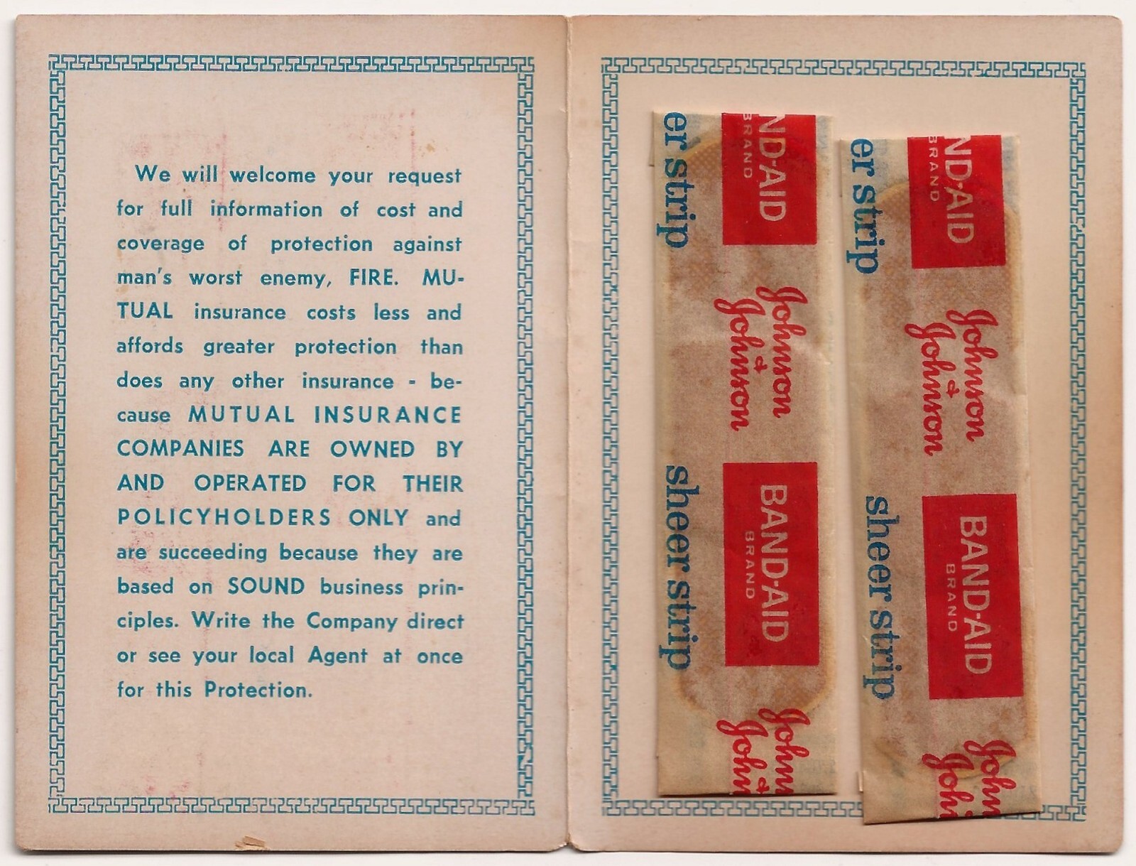 Mutual Fire Insurance Co. of West Virginia Clarksburg WV Band-Aid Advertising