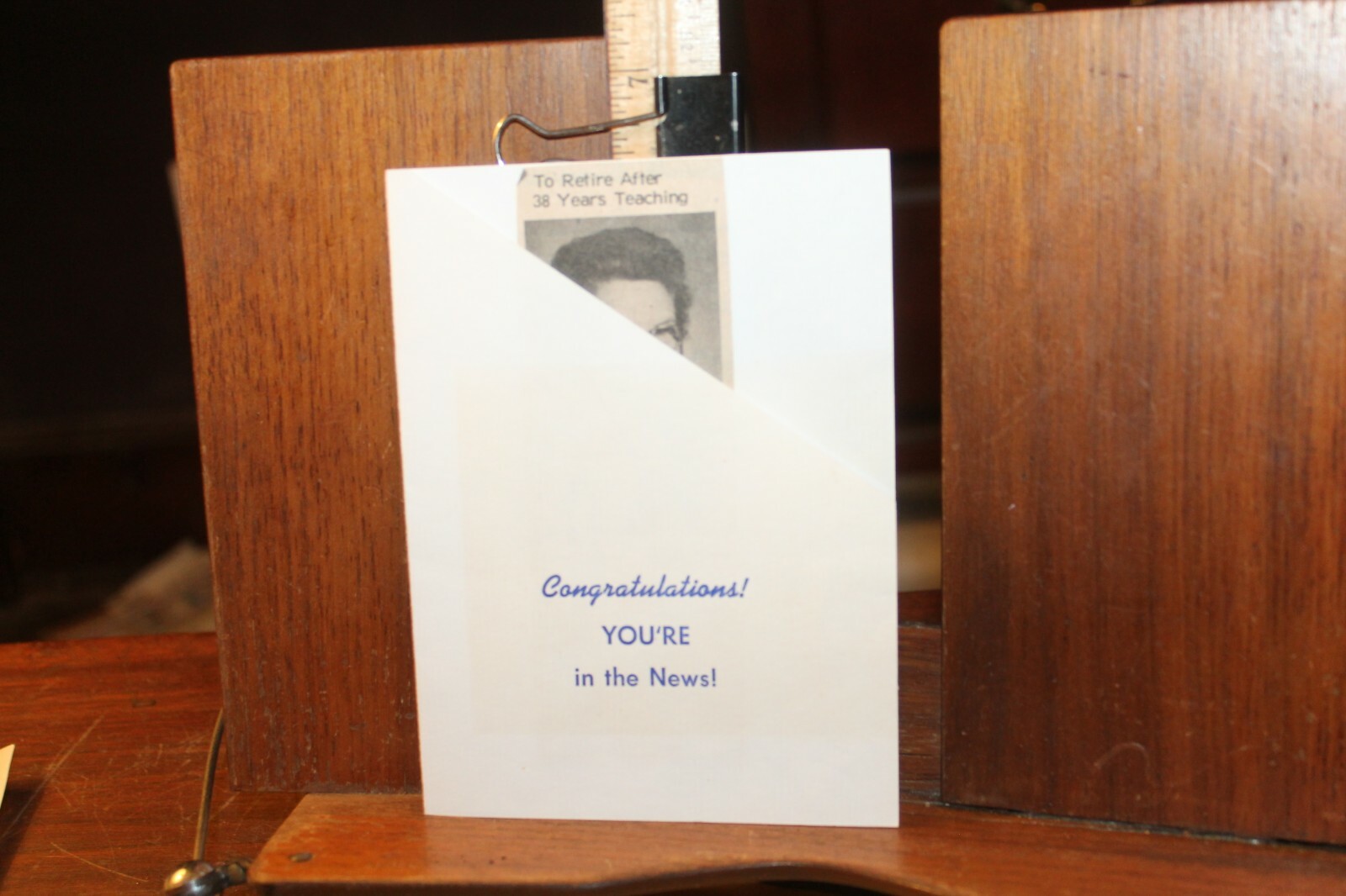 Vintage 1976 Gering National Bank and Trust Nebraska Congratulations Clipping