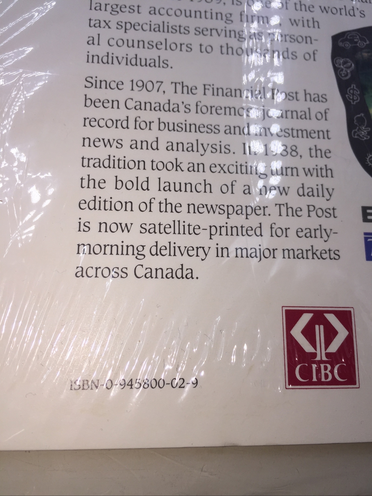 CIBC VHS Video Guide To Personal Finance Financial Post Ernst & Young Vintage